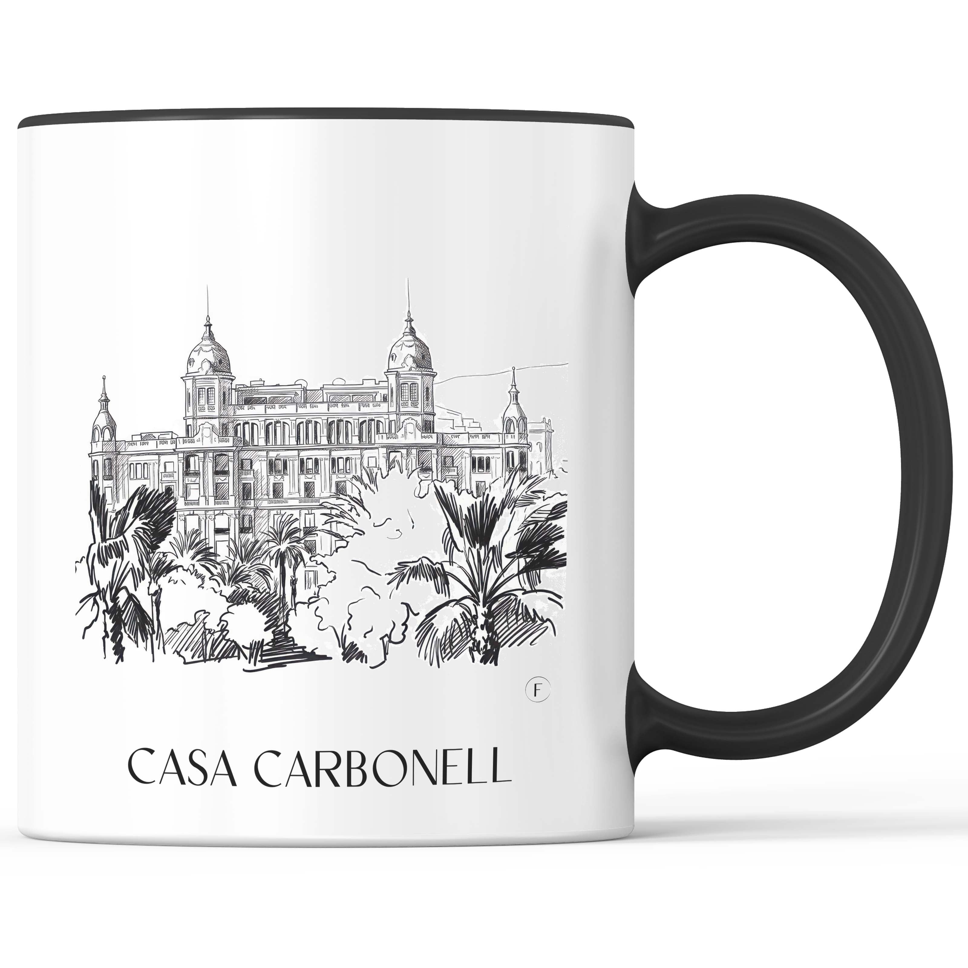 casa-carbonell-alicante-spanien-kaffeebecher-skizze