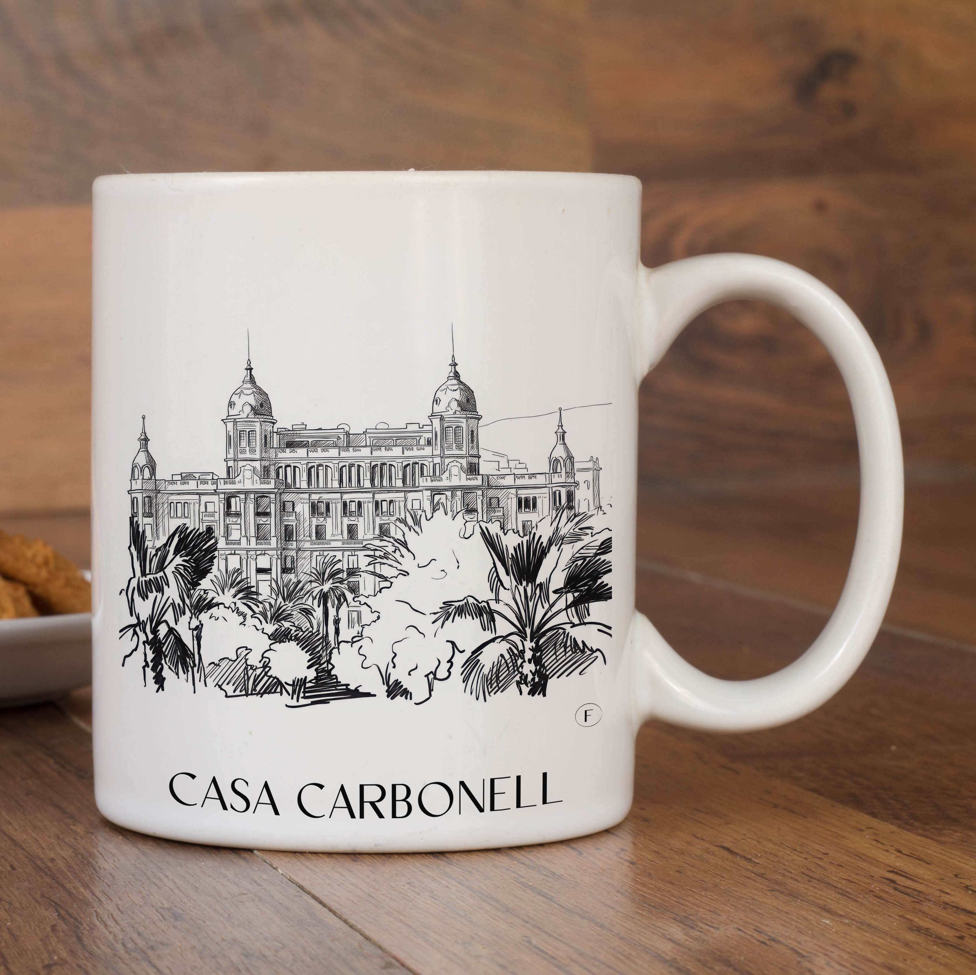casa-carbonell-alicante-spanien-kaffeebecher-skizze