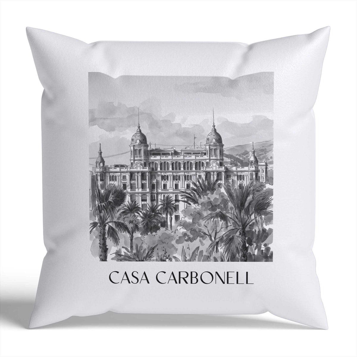 casa-carbonell-alicante-spanien-kissenbezug-aquarell-schwarz-weiss
