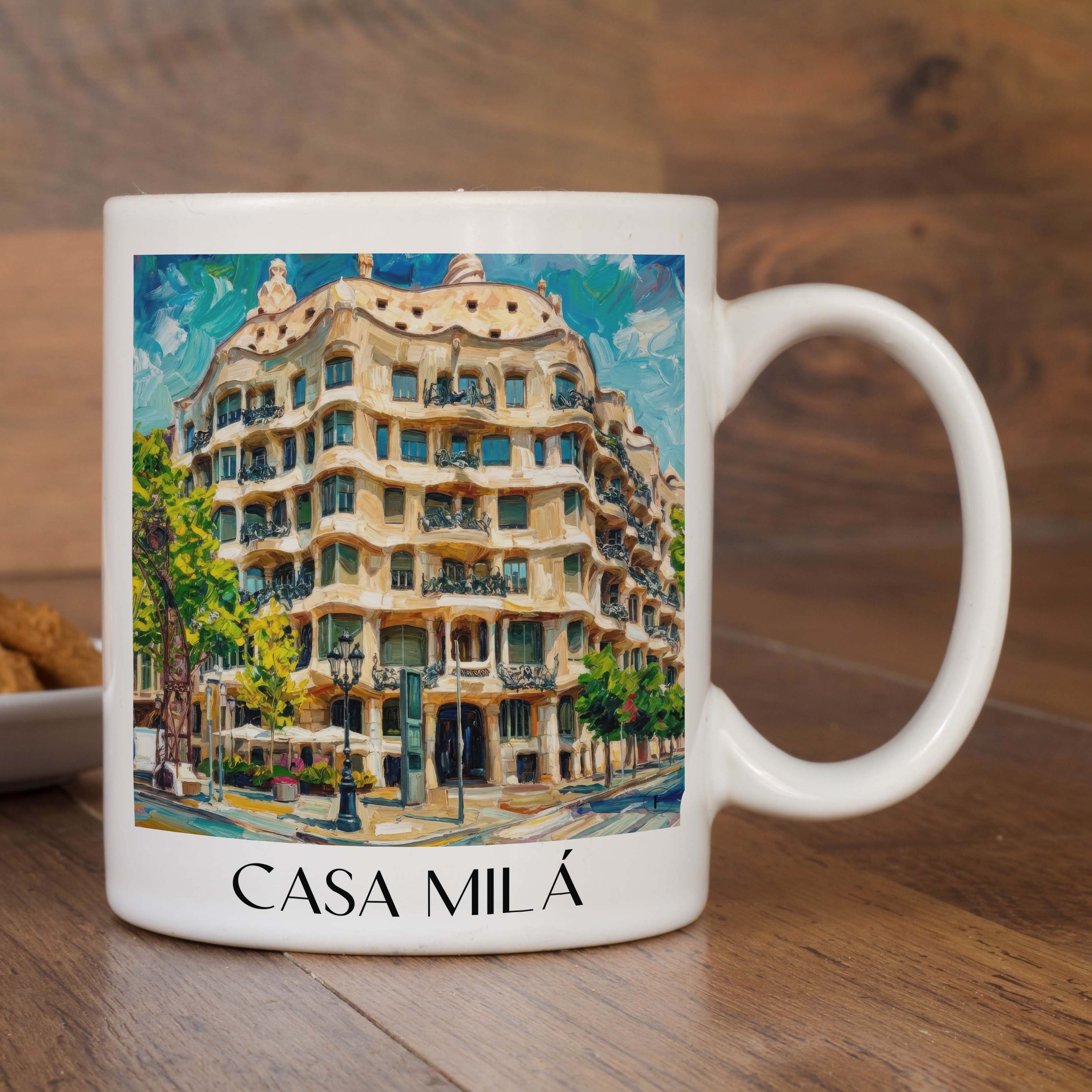 casa-milá-barcelona-spanien-kaffeebecher-oil-painting-oelgemaelde