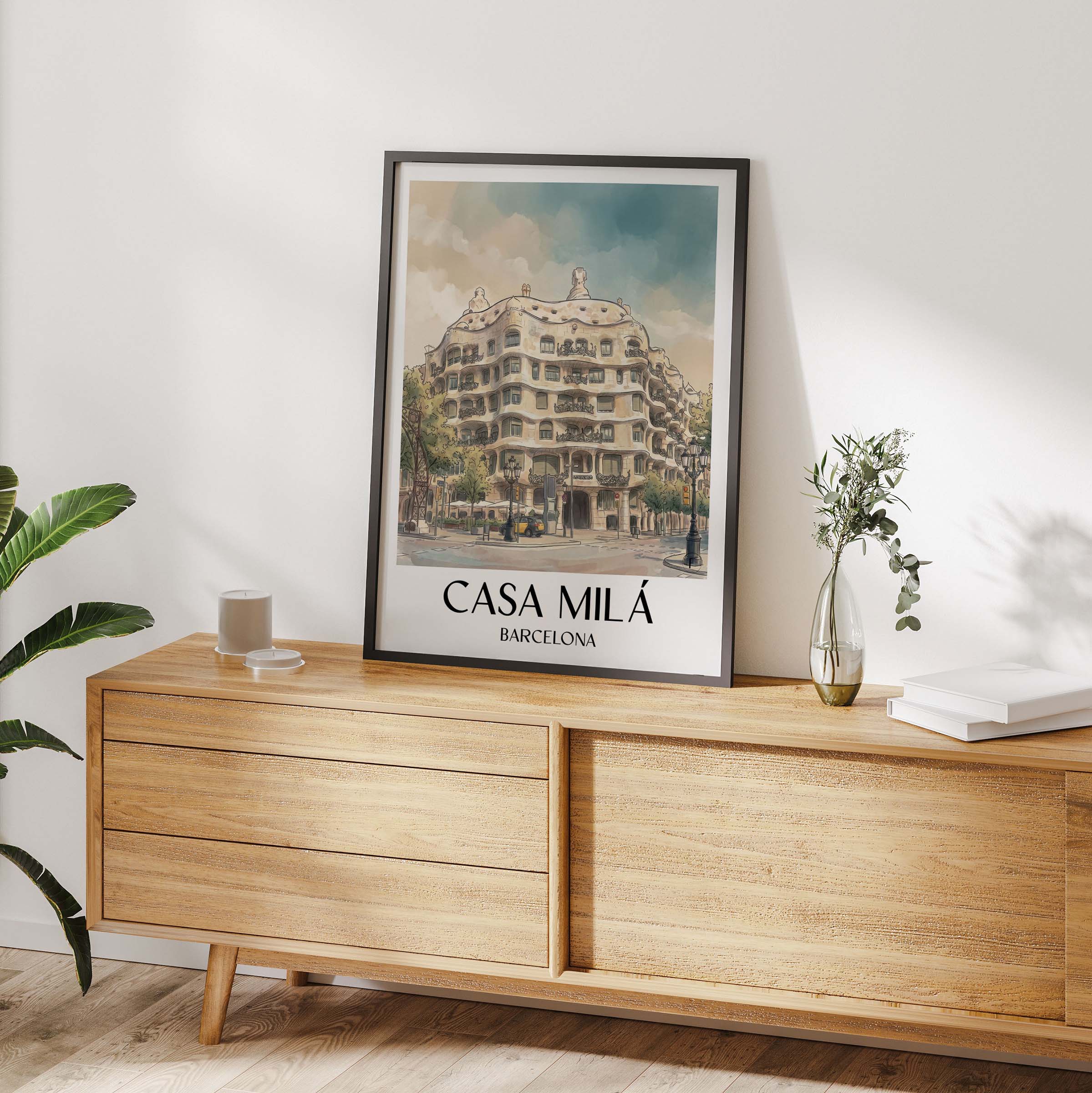 casa-milá-barcelona-spanien-poster-aquarell