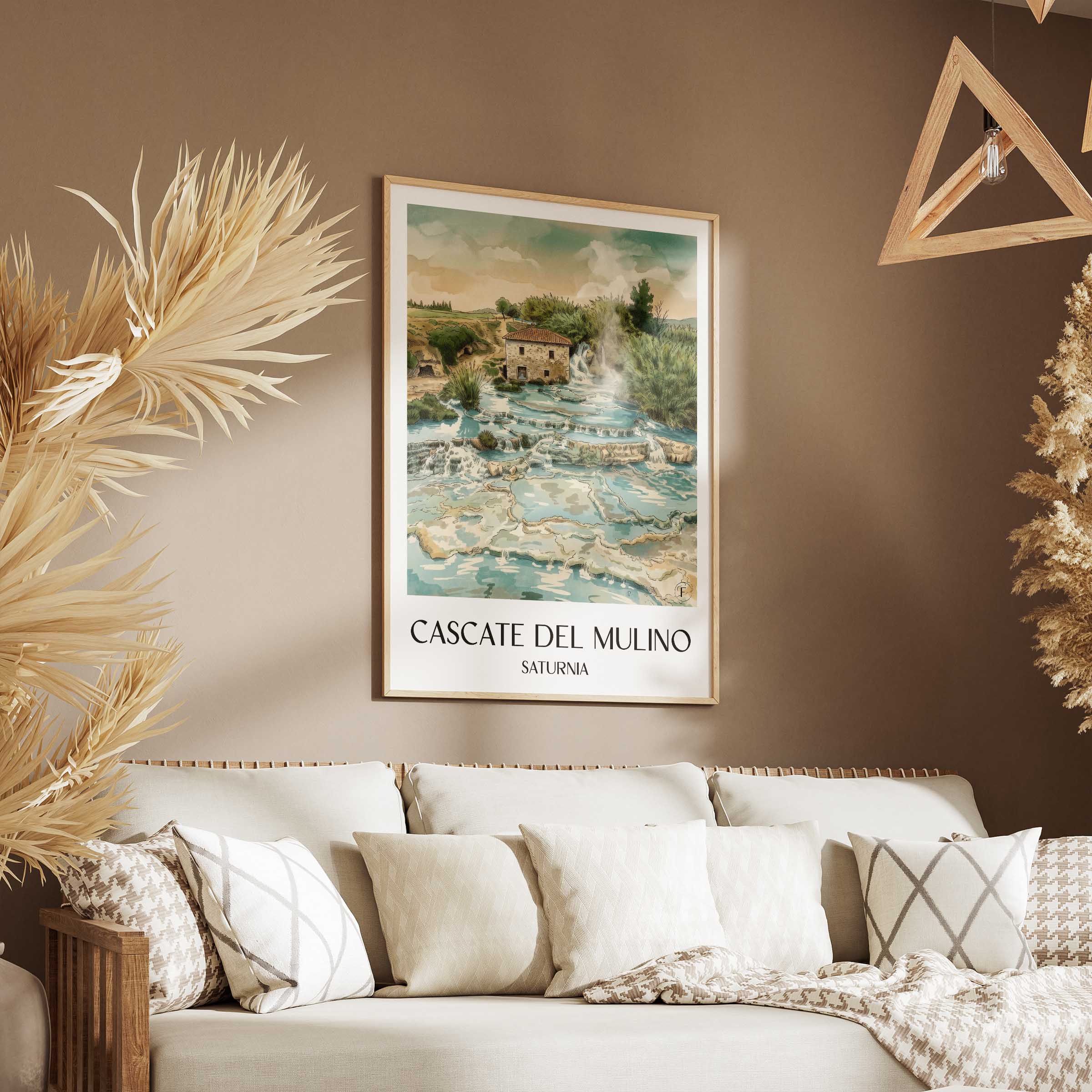 cascate-del-mulino-saturnia-italien-poster-aquarell