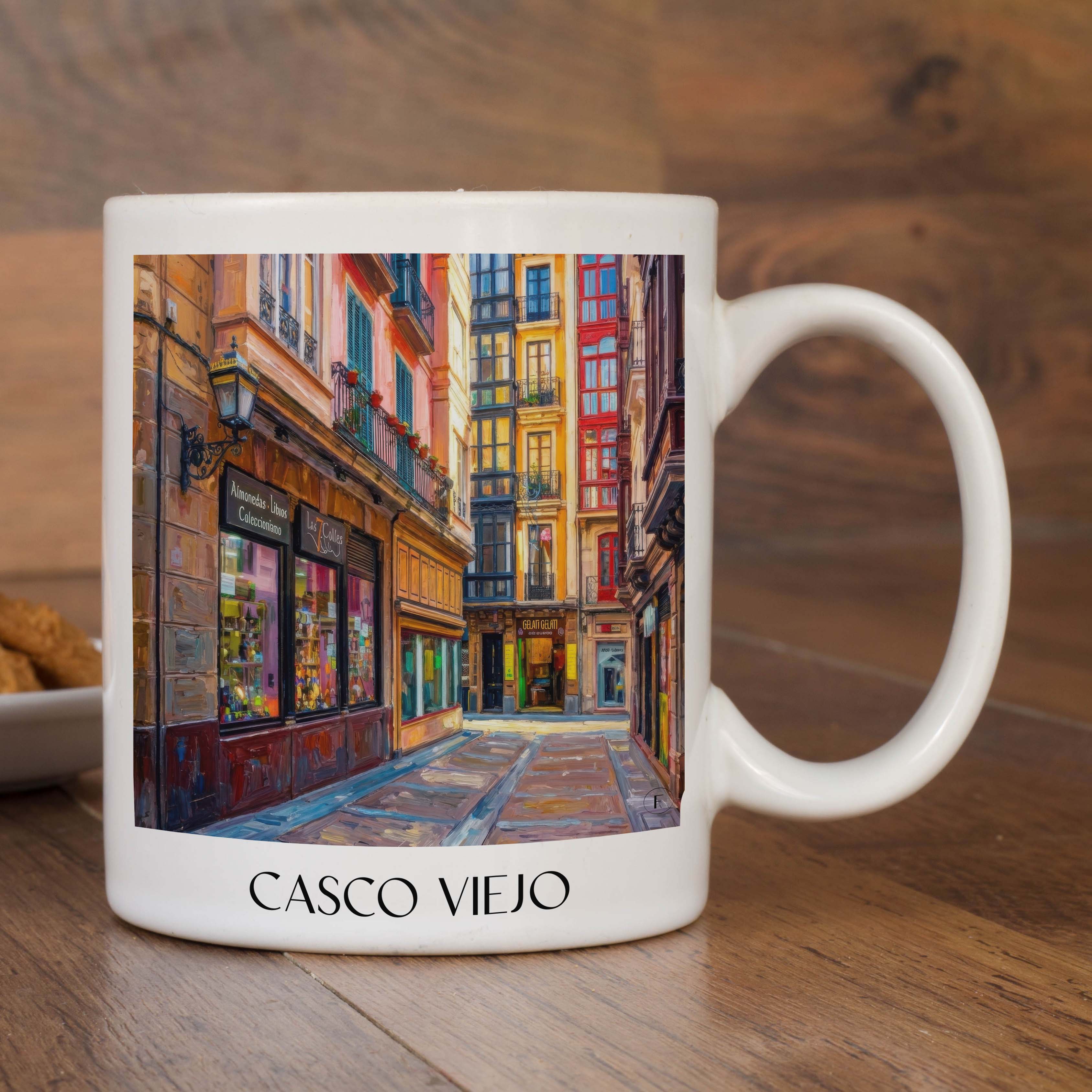casco-viejo--bilbao-spanien-kaffeebecher-oil-painting-oelgemaelde