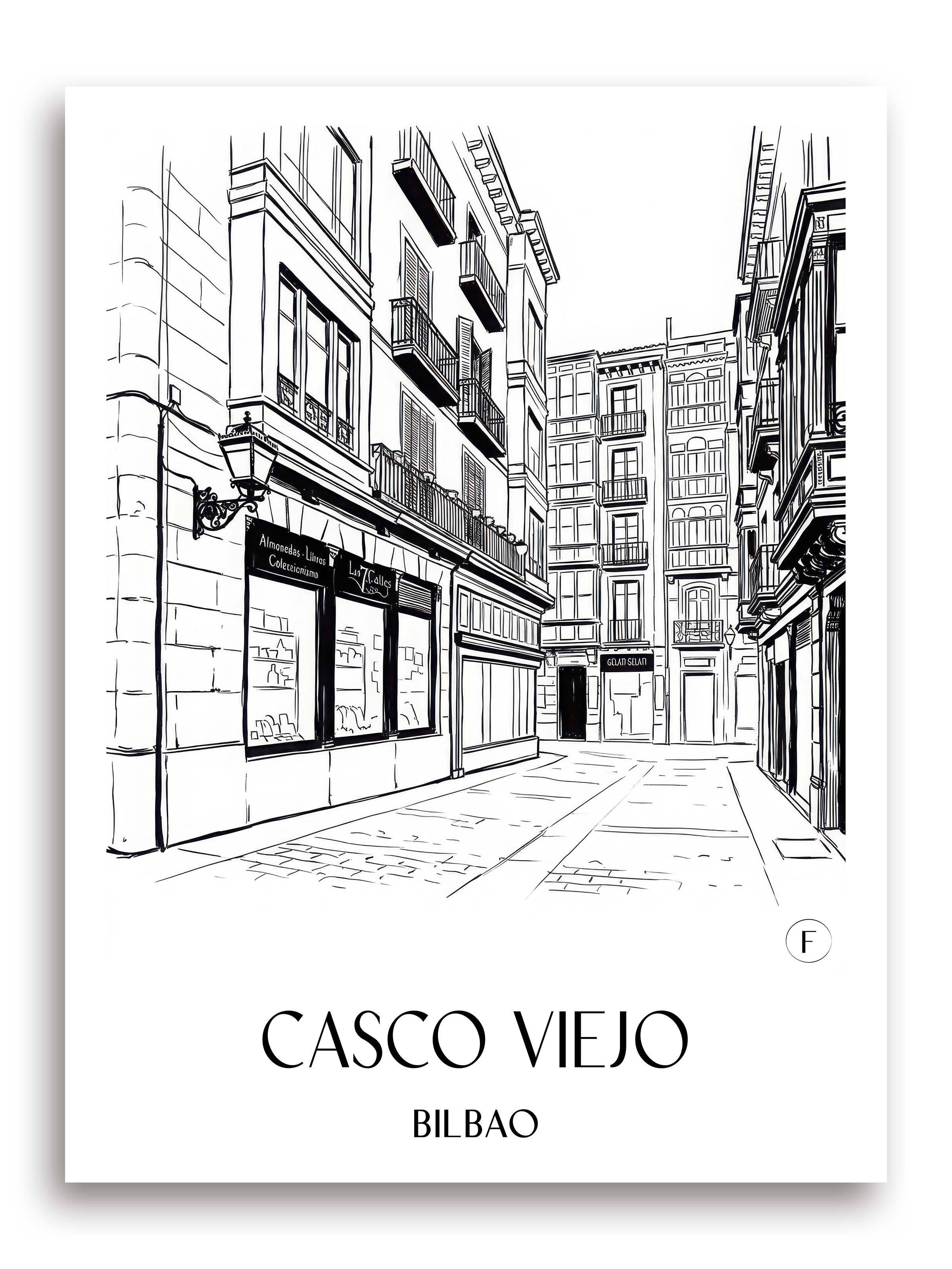 casco-viejo--bilbao-spanien-poster-skizze