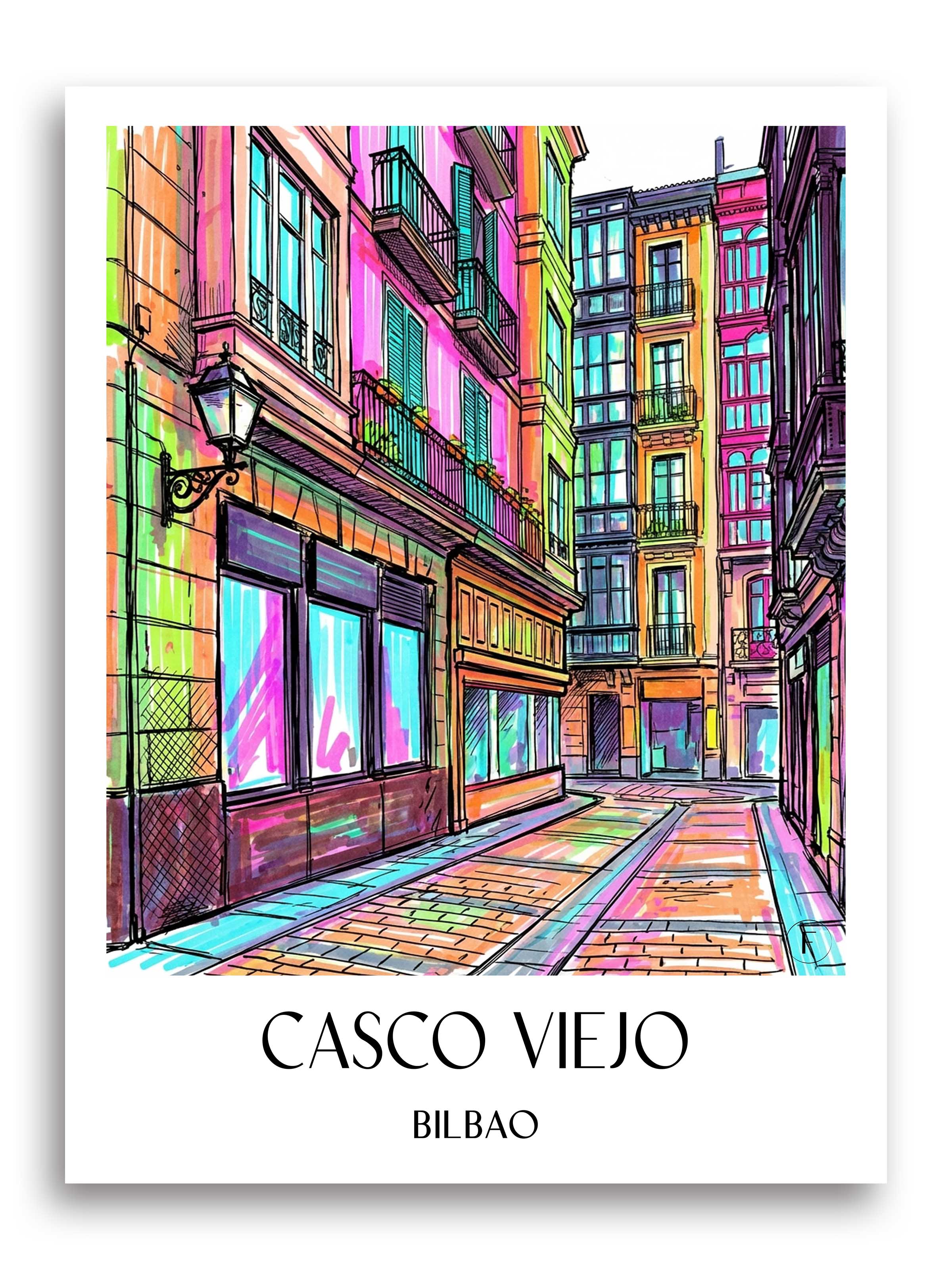 casco-viejo--bilbao-spanien-poster-graffiti