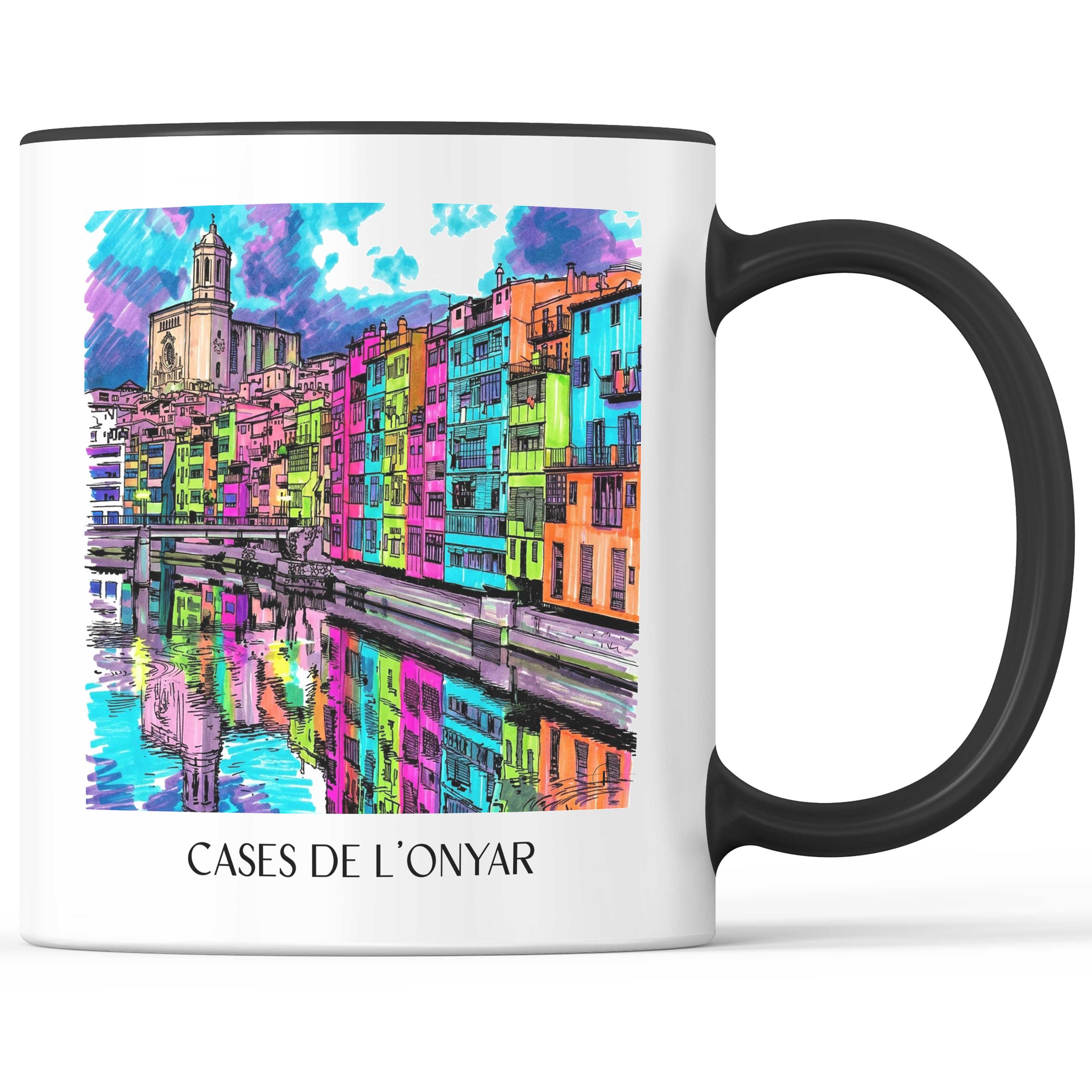 cases-de-l'onyar-girona-spanien-kaffeebecher-graffiti
