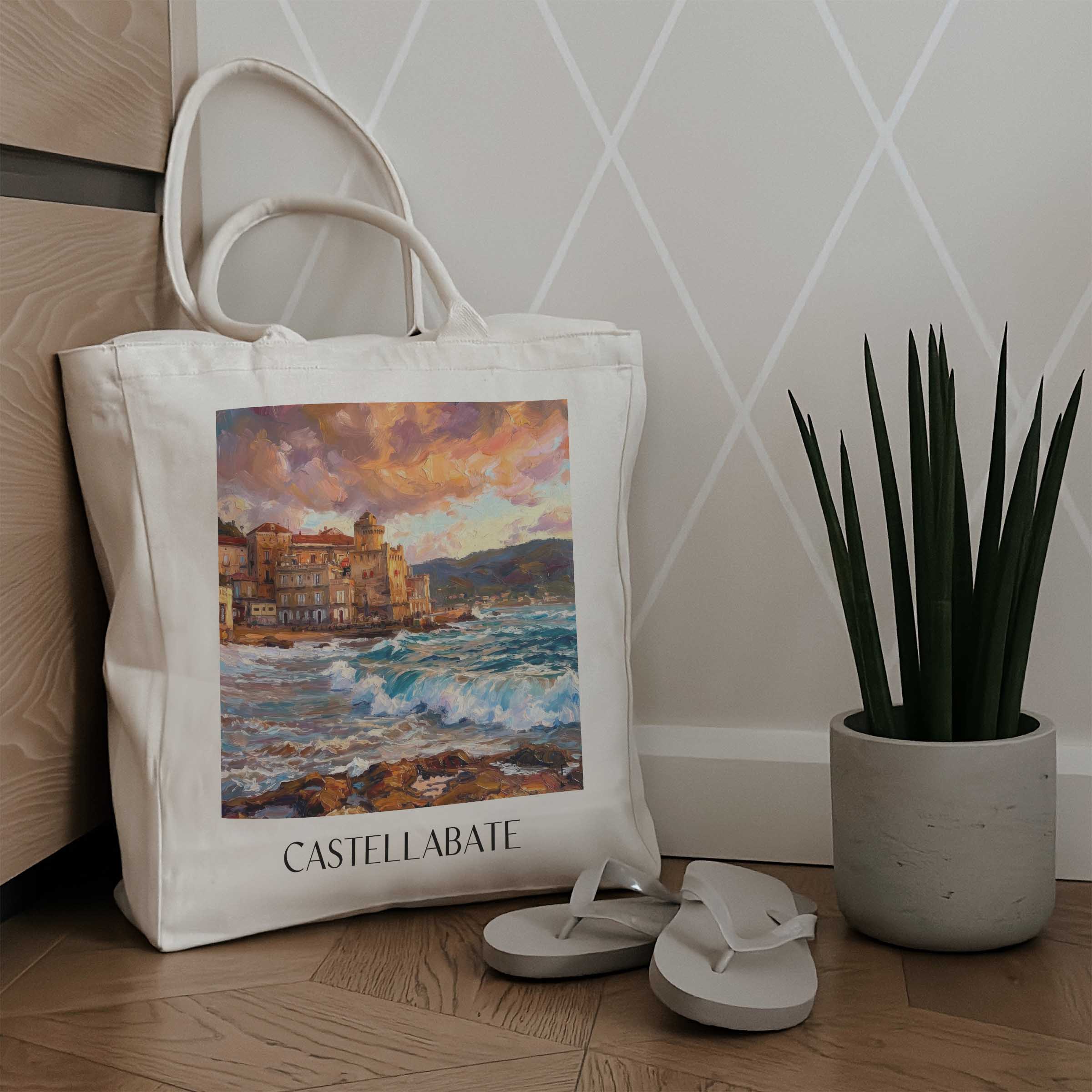 castellabate-kampanien-italien-einkaufstasche-oil-painting-oelgemaelde