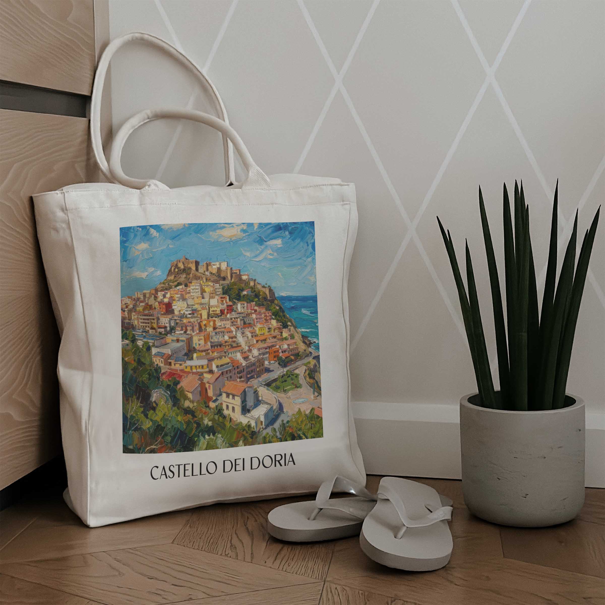 castello-dei-doria-castelsardo-italien-einkaufstasche-oil-painting-oelgemaelde