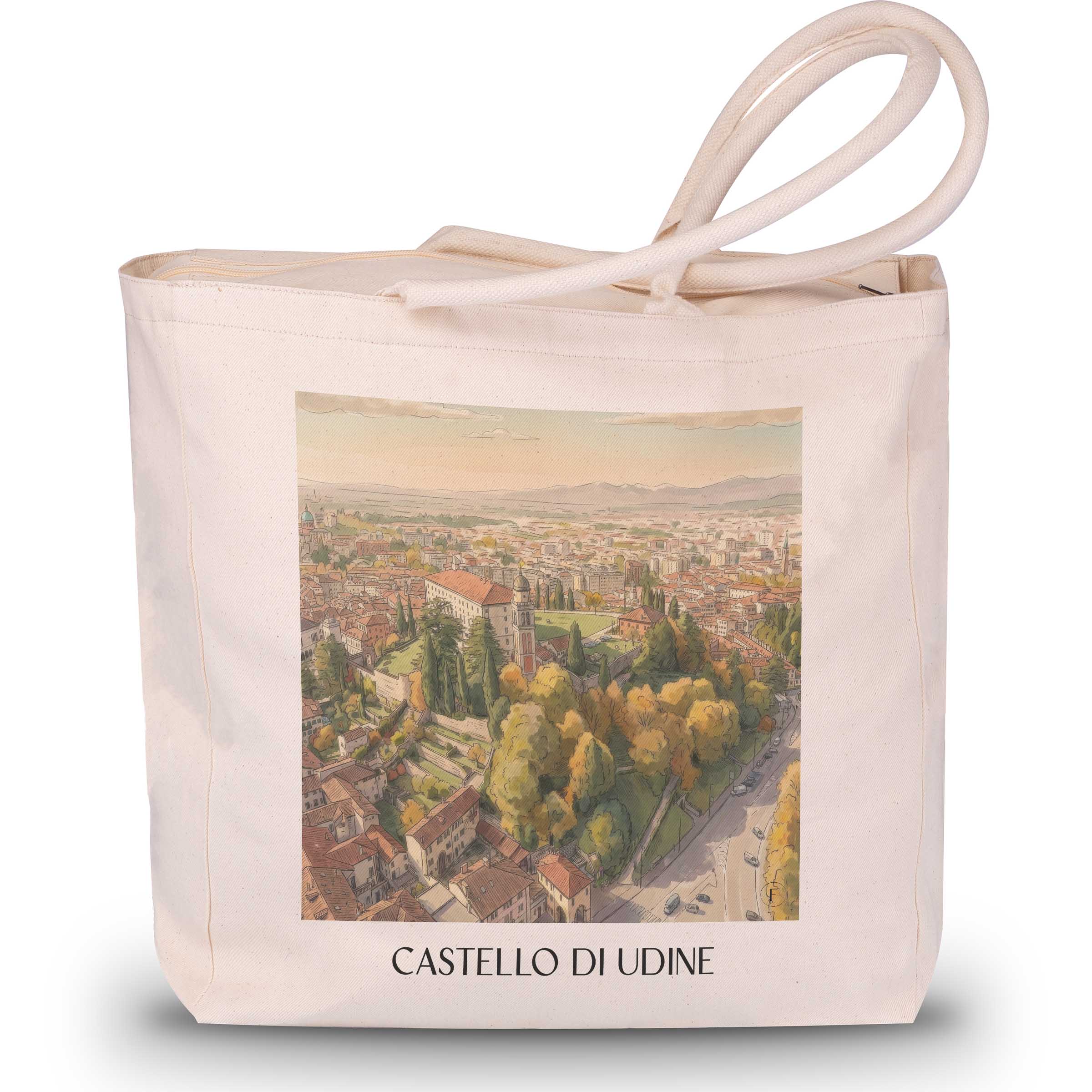 castello-di-udine-friaul-julisch-venetien-italien-einkaufstasche-aquarell