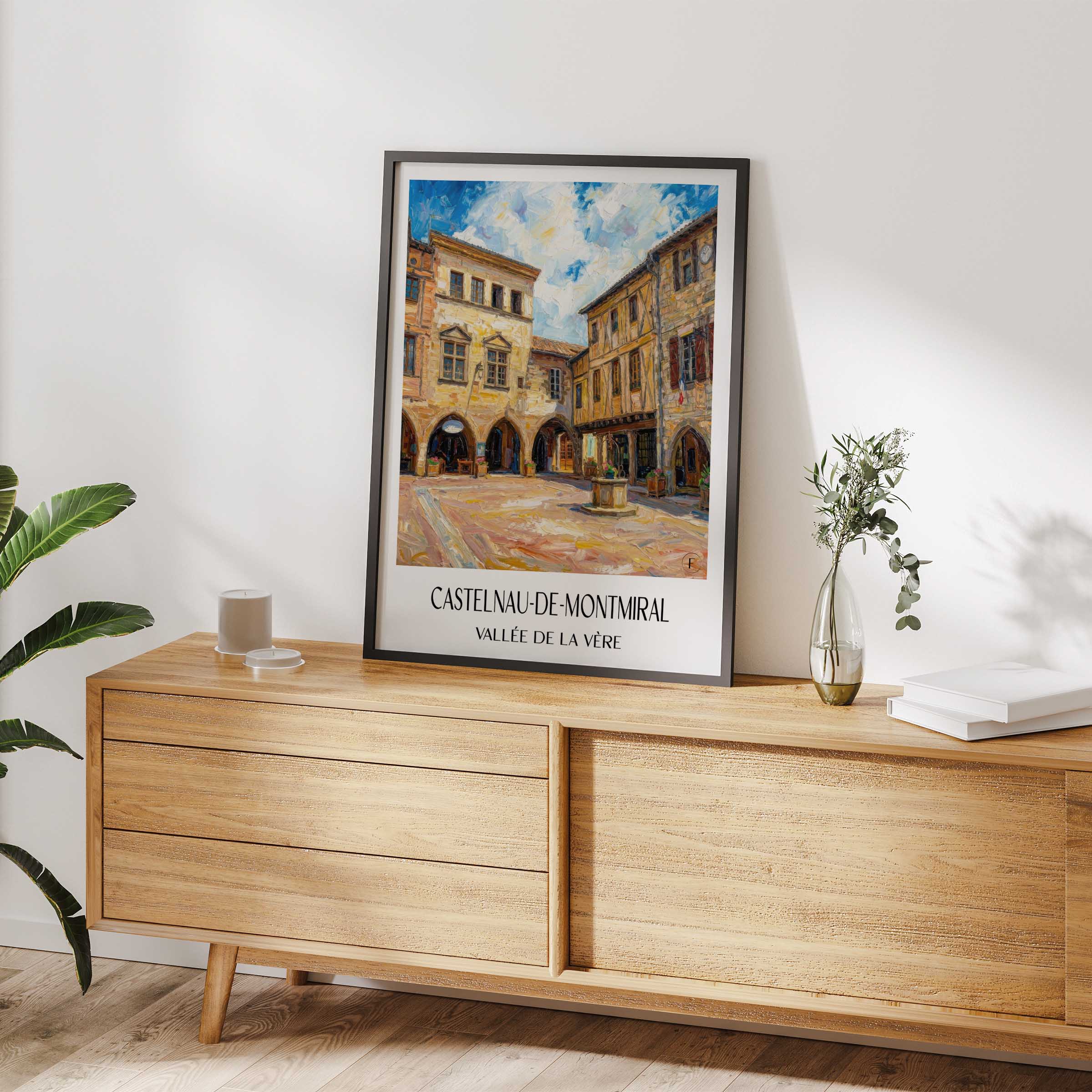castelnau-de-montmiral--vallée-de-la-vère-frankreich-poster-oil-painting-oelgemaelde