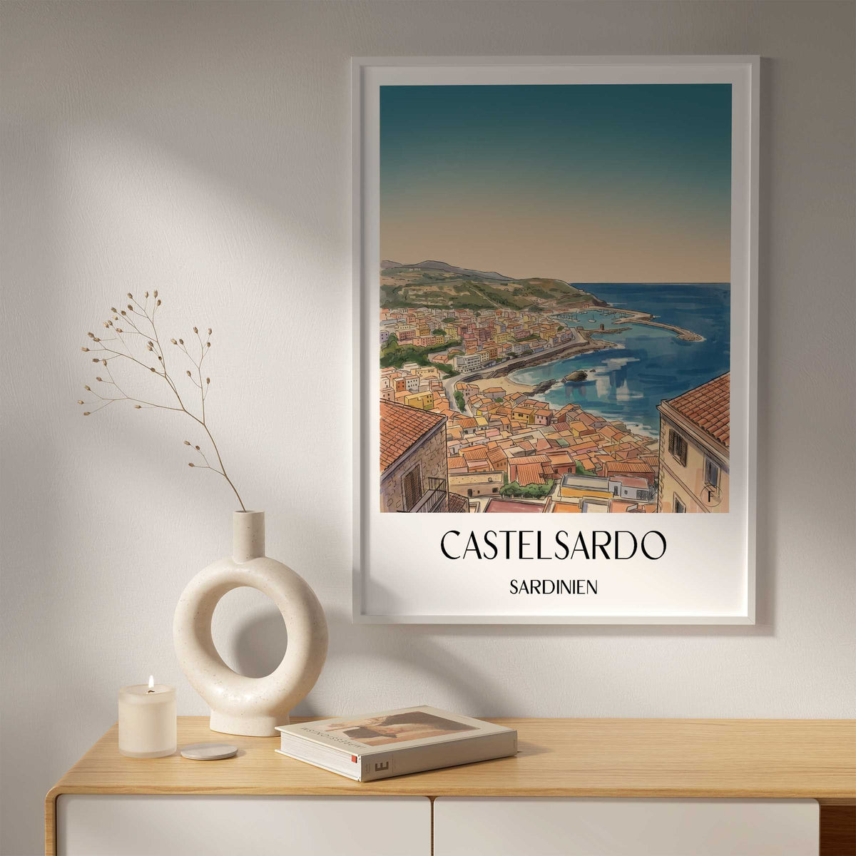 castelsardo-sardinien-italien-poster-aquarell
