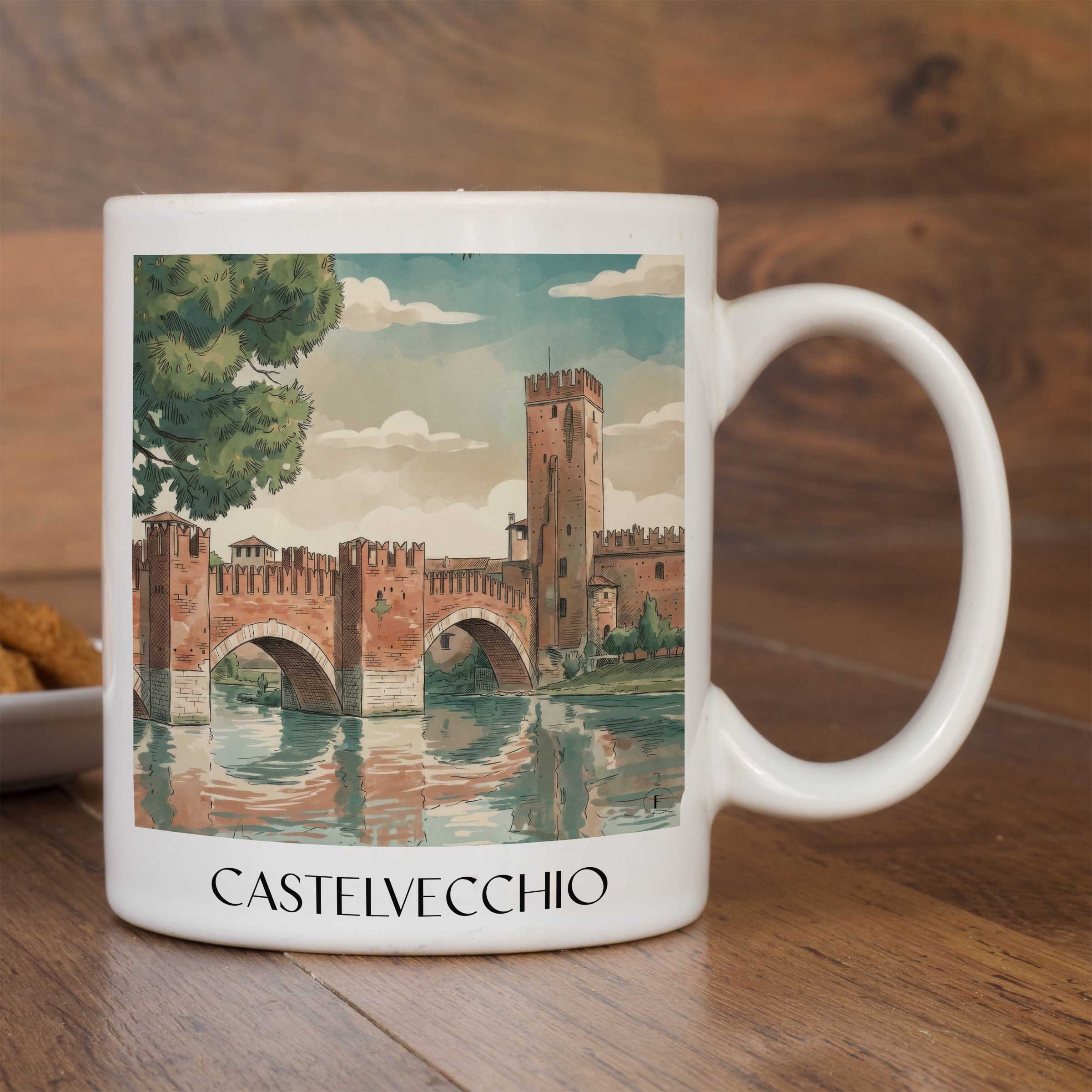 castelvecchio-verona-italien-kaffeebecher-aquarell