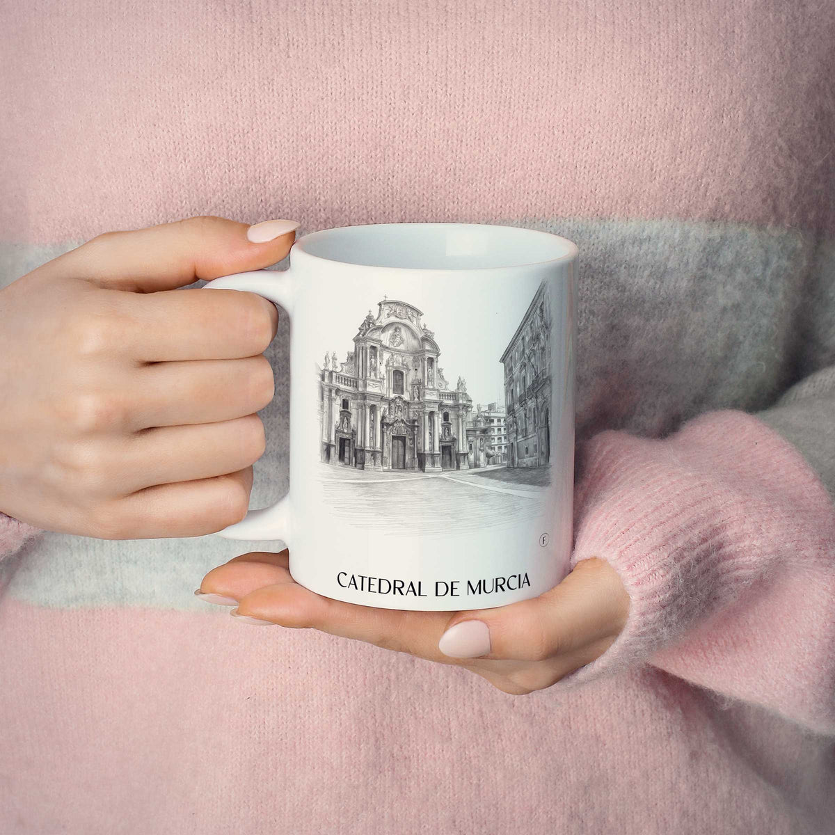 catedral-de-murcia-spanien-spanien-kaffeebecher-bleistift-zeichnung-drawing