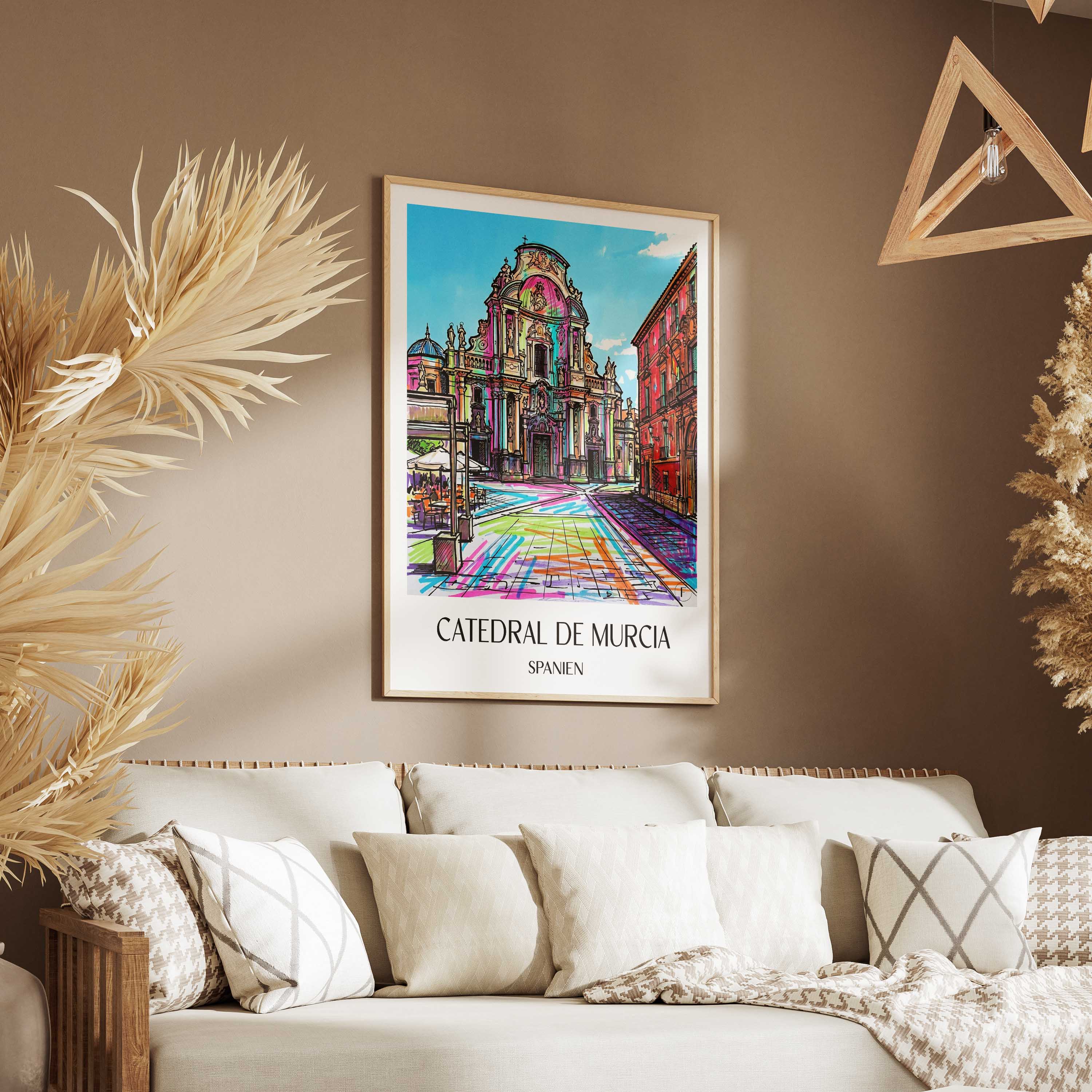 catedral-de-murcia-spanien-spanien-poster-graffiti