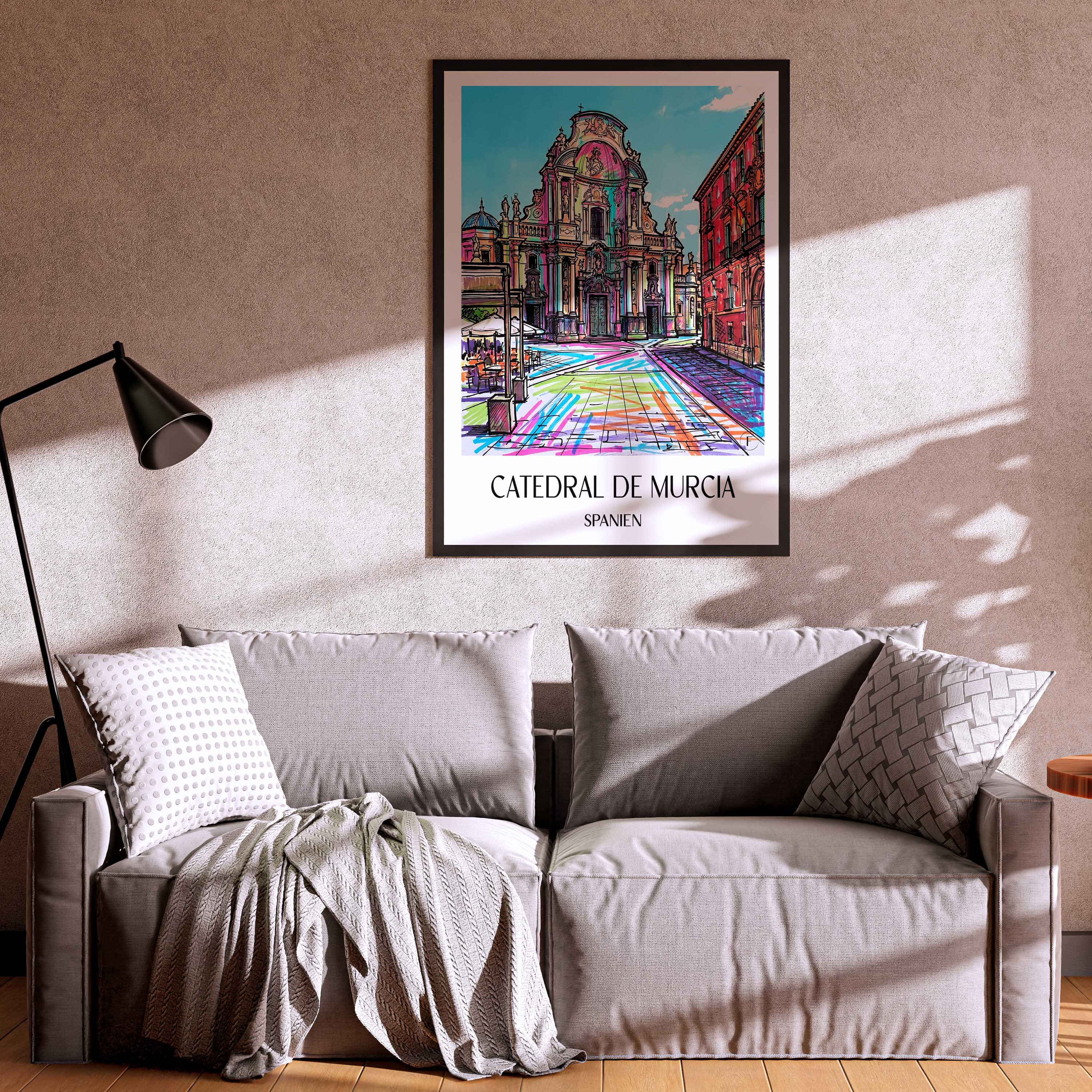 catedral-de-murcia-spanien-spanien-poster-graffiti
