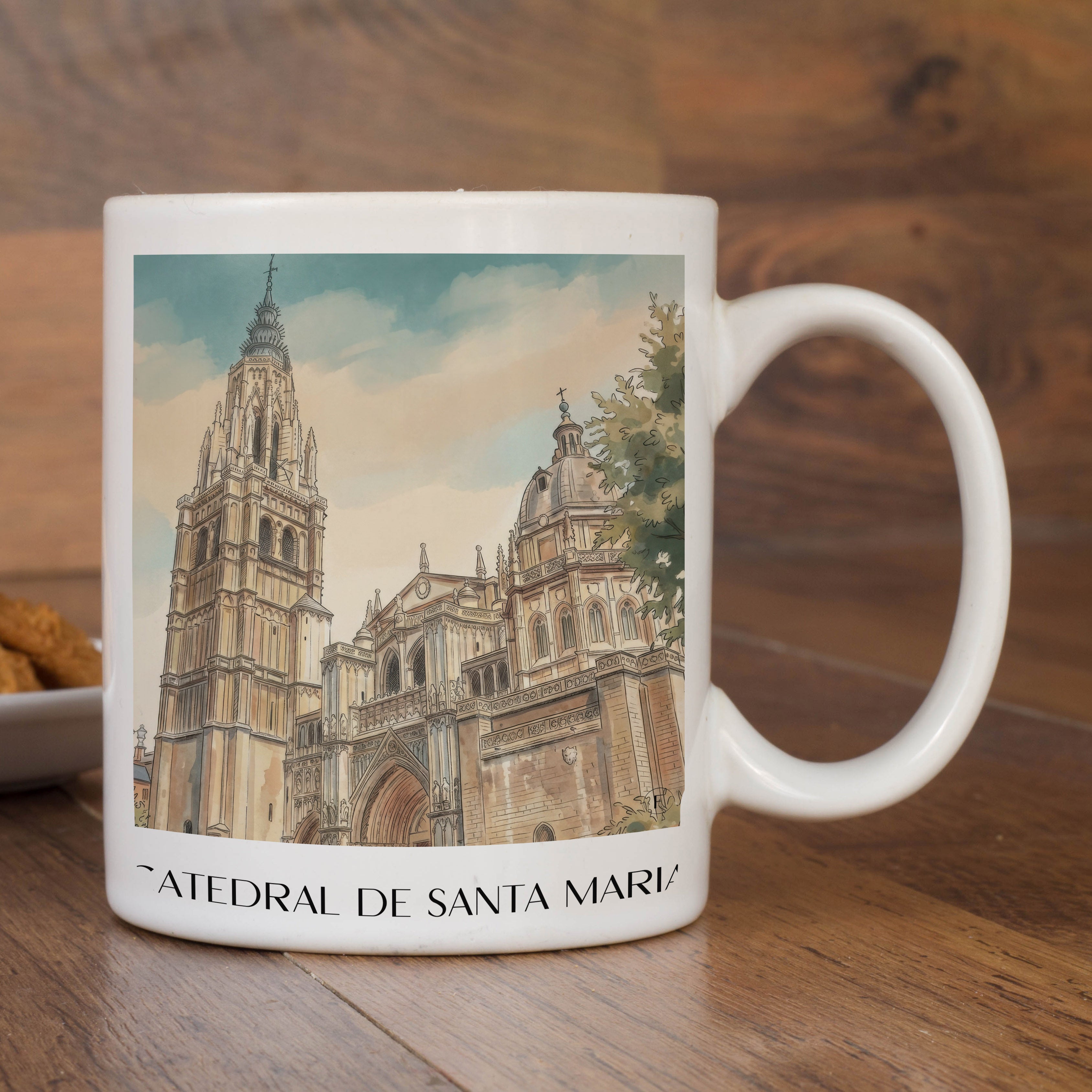catedral-de-santa-maría-toledo-spanien-kaffeebecher-aquarell