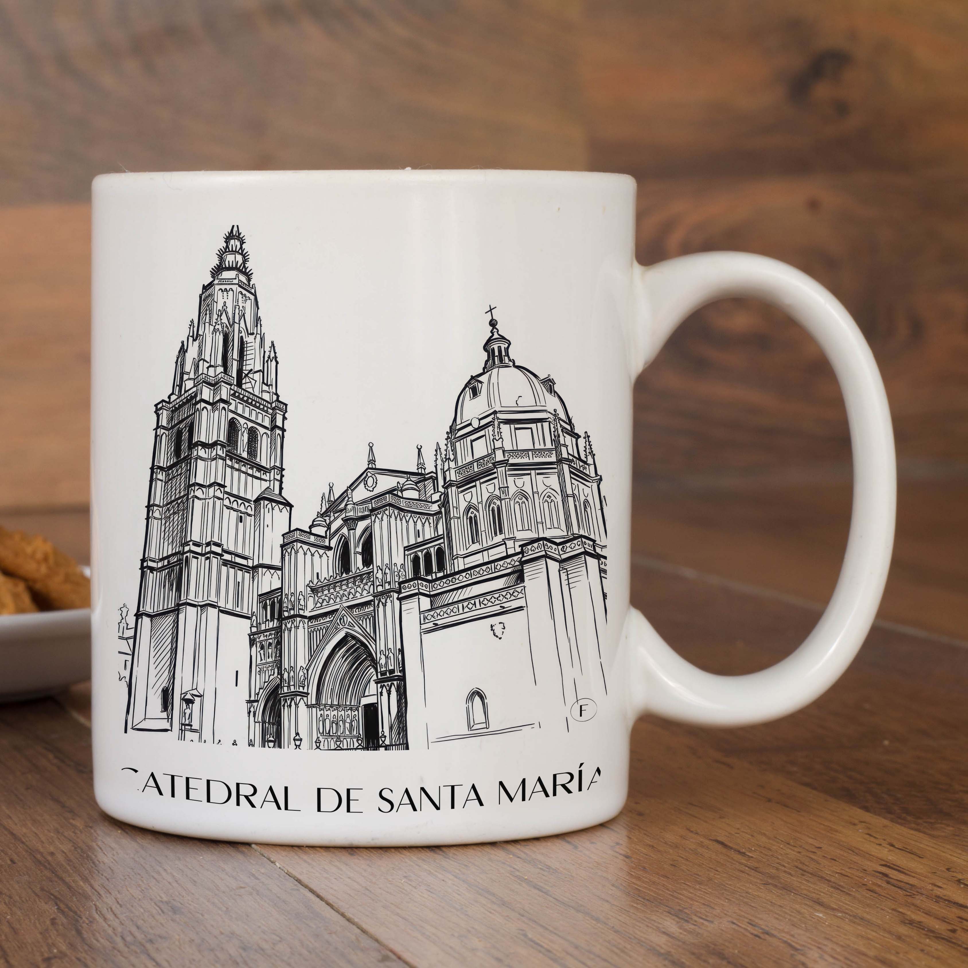 catedral-de-santa-maría-toledo-spanien-kaffeebecher-skizze