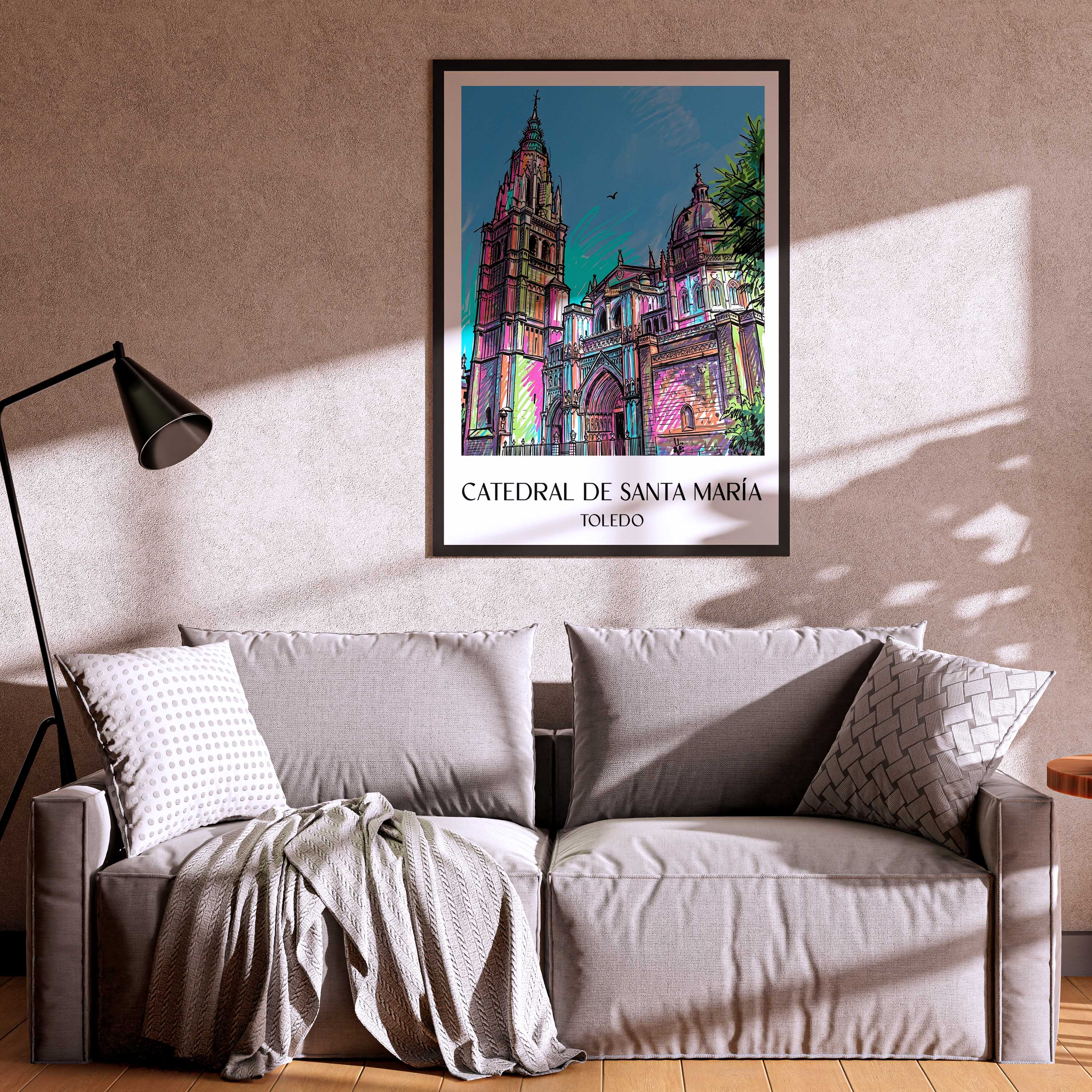 catedral-de-santa-maría-toledo-spanien-poster-graffiti