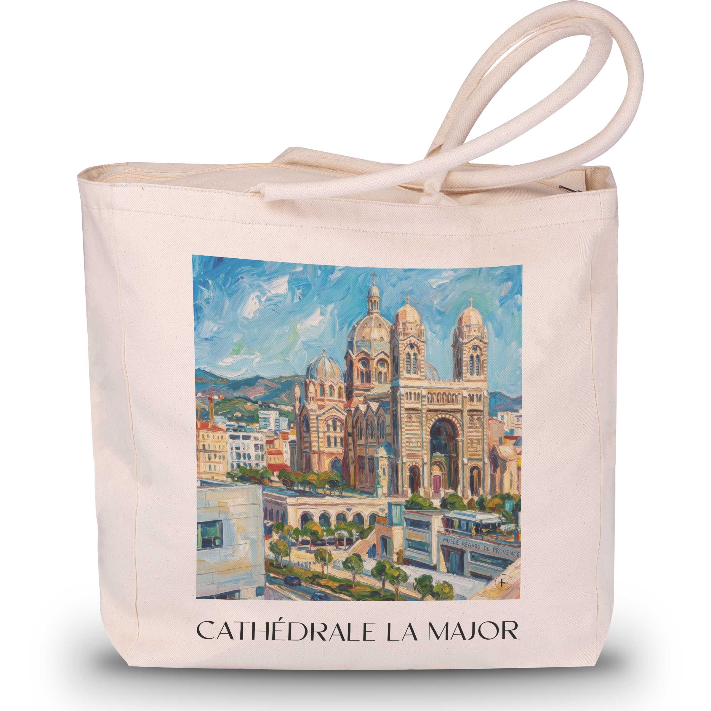 cathédrale-la-major-marseille-frankreich-einkaufstasche-oil-painting-oelgemaelde