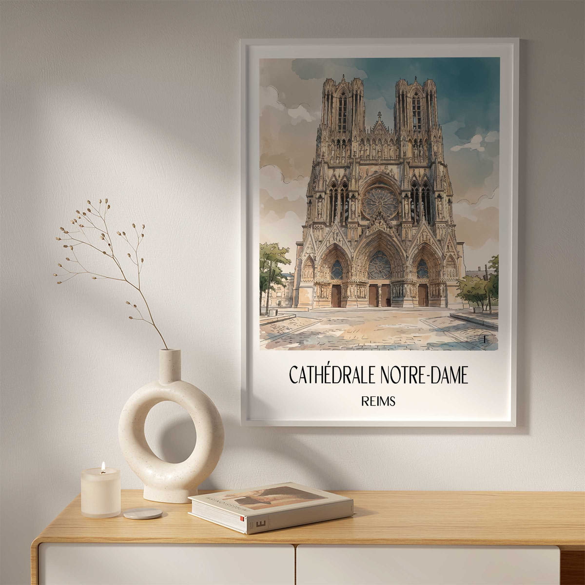 cathédrale-notre-dame-reims-frankreich-poster-aquarell