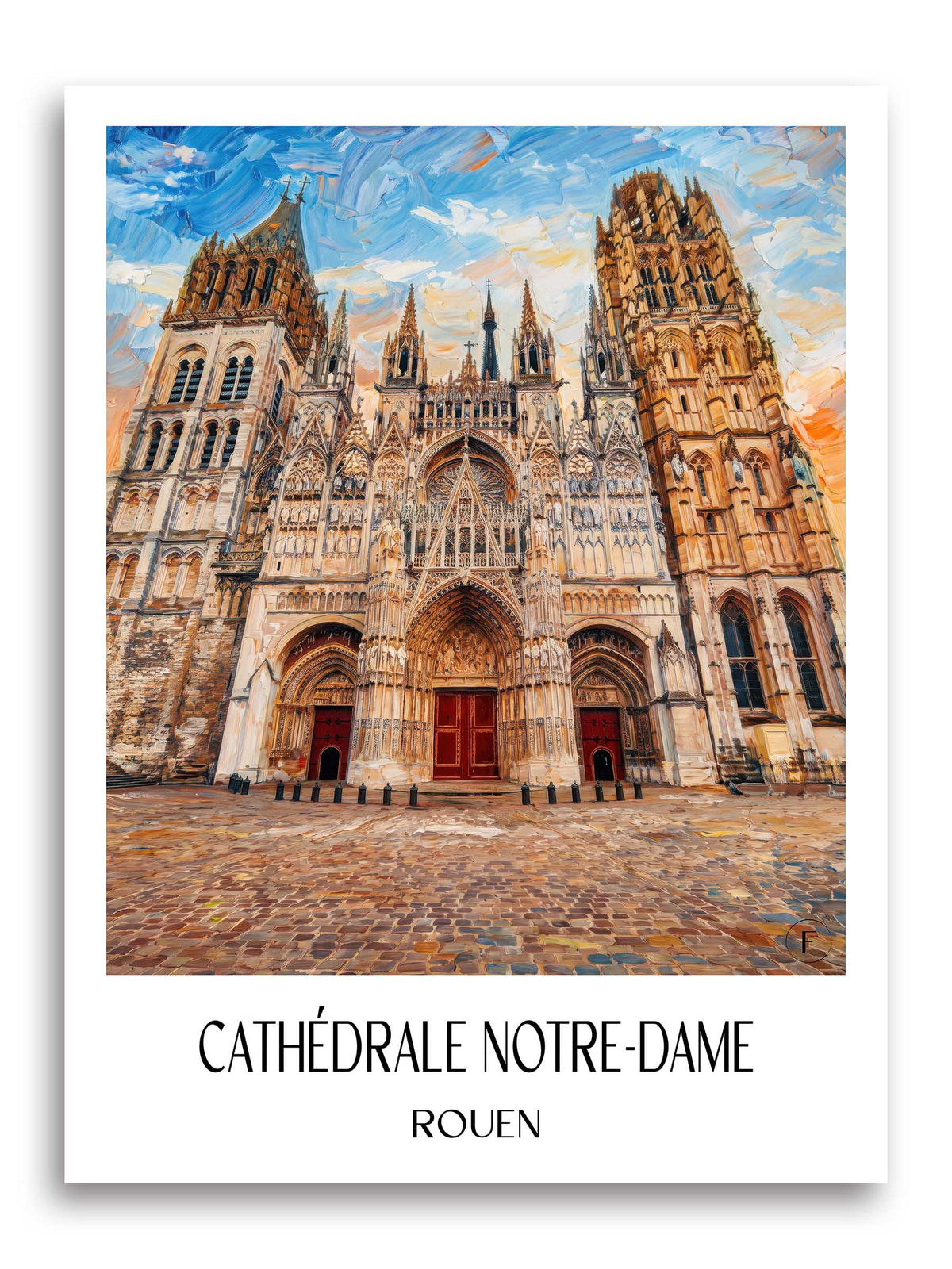 cathédrale-notre-dame-rouen-frankreich-poster-oil-painting-oelgemaelde