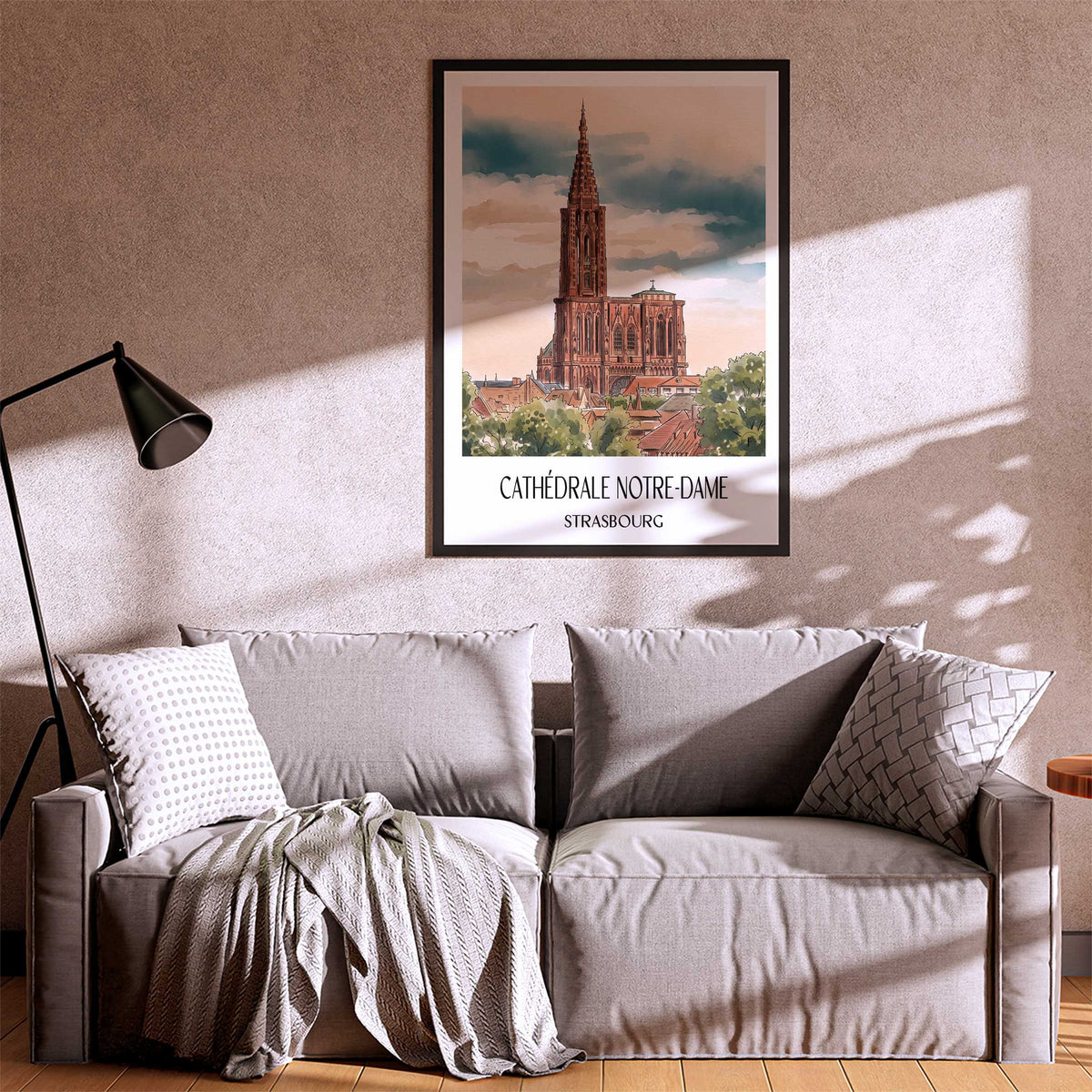 cathédrale-notre-dame-strasbourg-frankreich-poster-aquarell