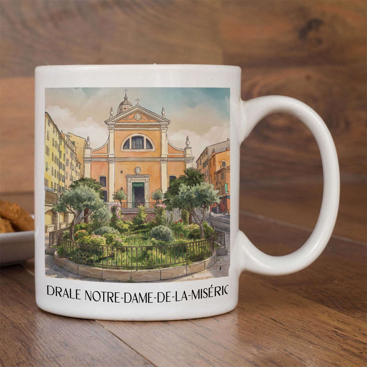 cathédrale-notre-dame-de-la-miséricorde-ajaccio-frankreich-kaffeebecher-aquarell