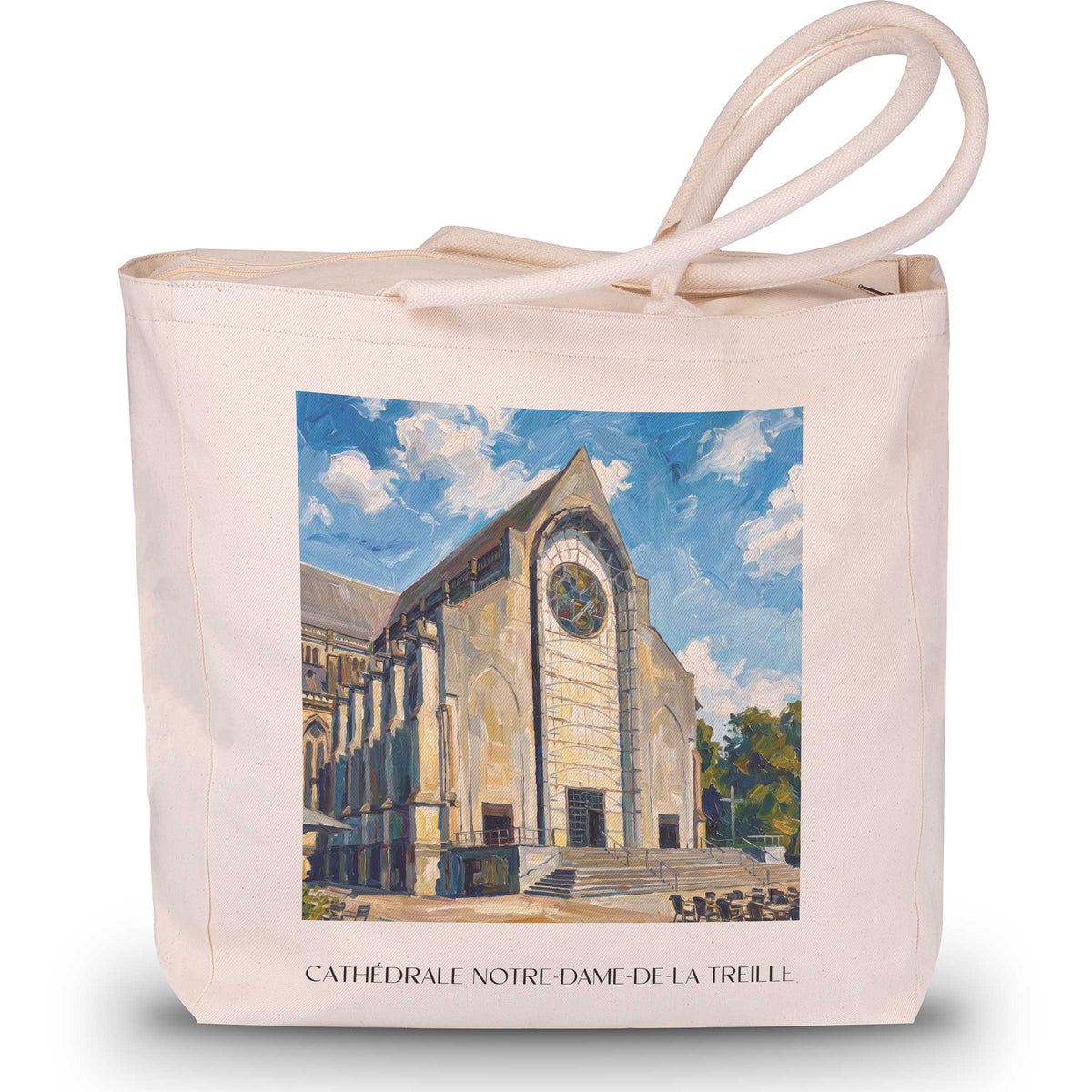 cathédrale-notre-dame-de-la-treille-lille-frankreich-einkaufstasche-oil-painting-oelgemaelde