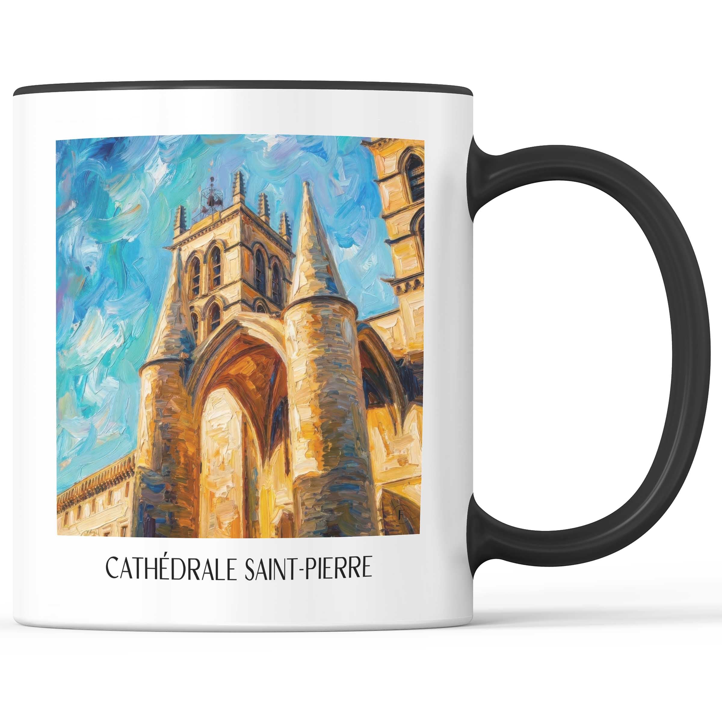 cathédrale-saint-pierre-montpellier-frankreich-kaffeebecher-oil-painting-oelgemaelde
