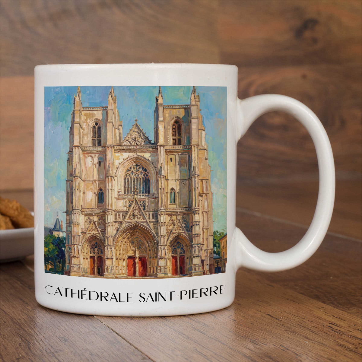cathédrale-saint-pierre-nantes-frankreich-kaffeebecher-oil-painting-oelgemaelde