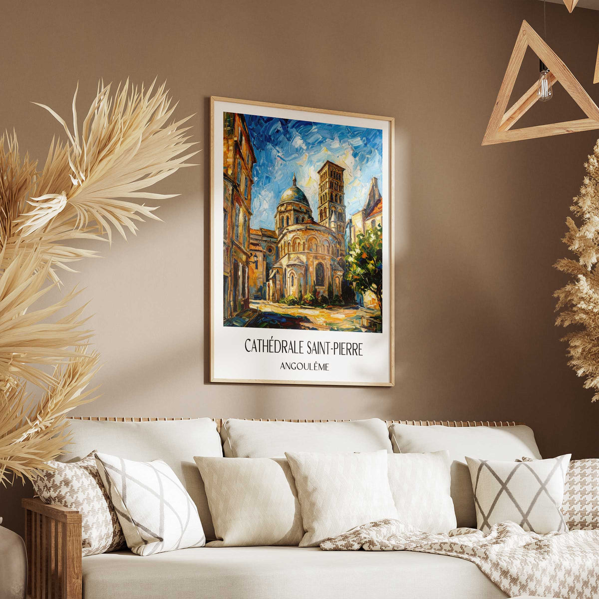 cathédrale-saint-pierre-angoulême-frankreich-poster-oil-painting-oelgemaelde