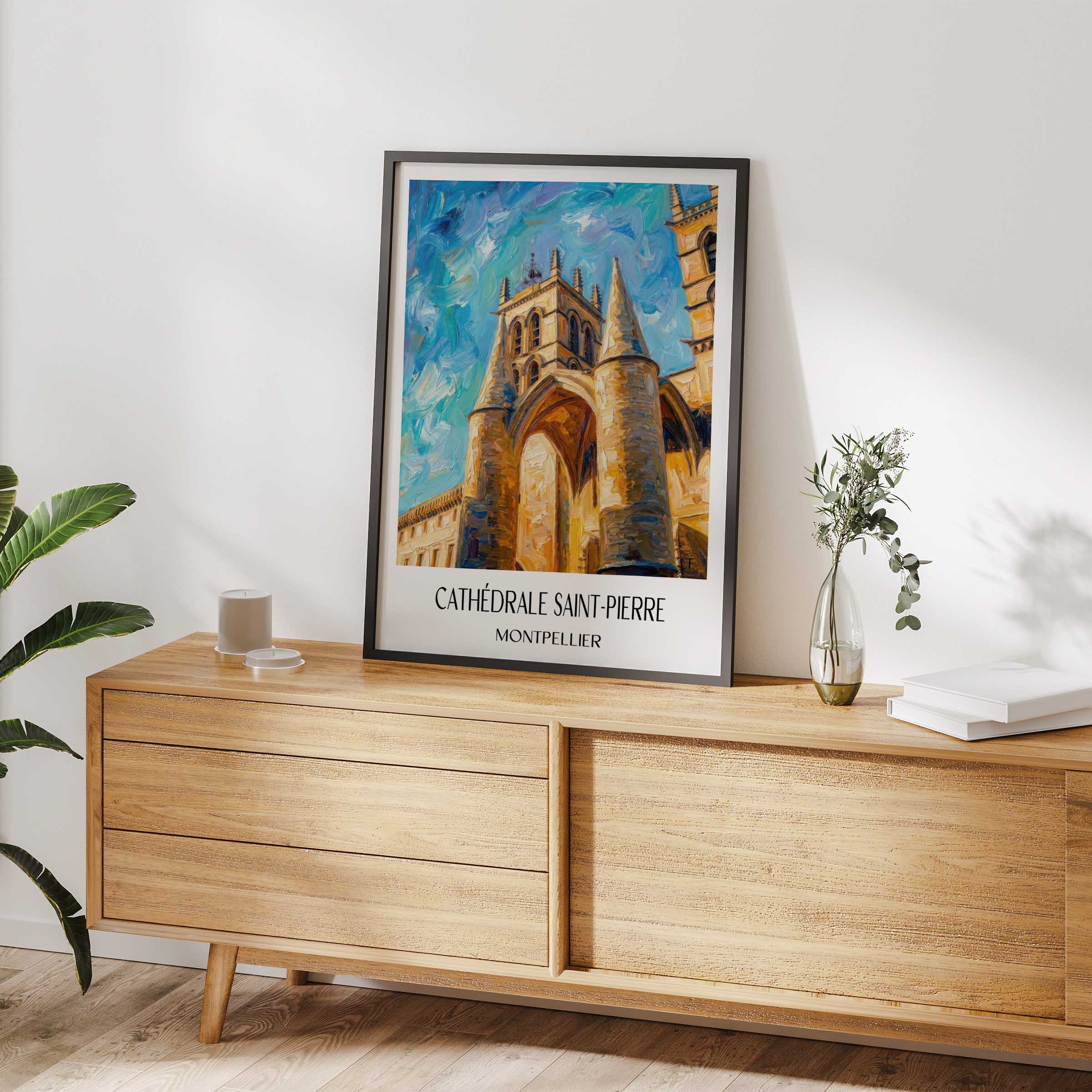 cathédrale-saint-pierre-montpellier-frankreich-poster-oil-painting-oelgemaelde