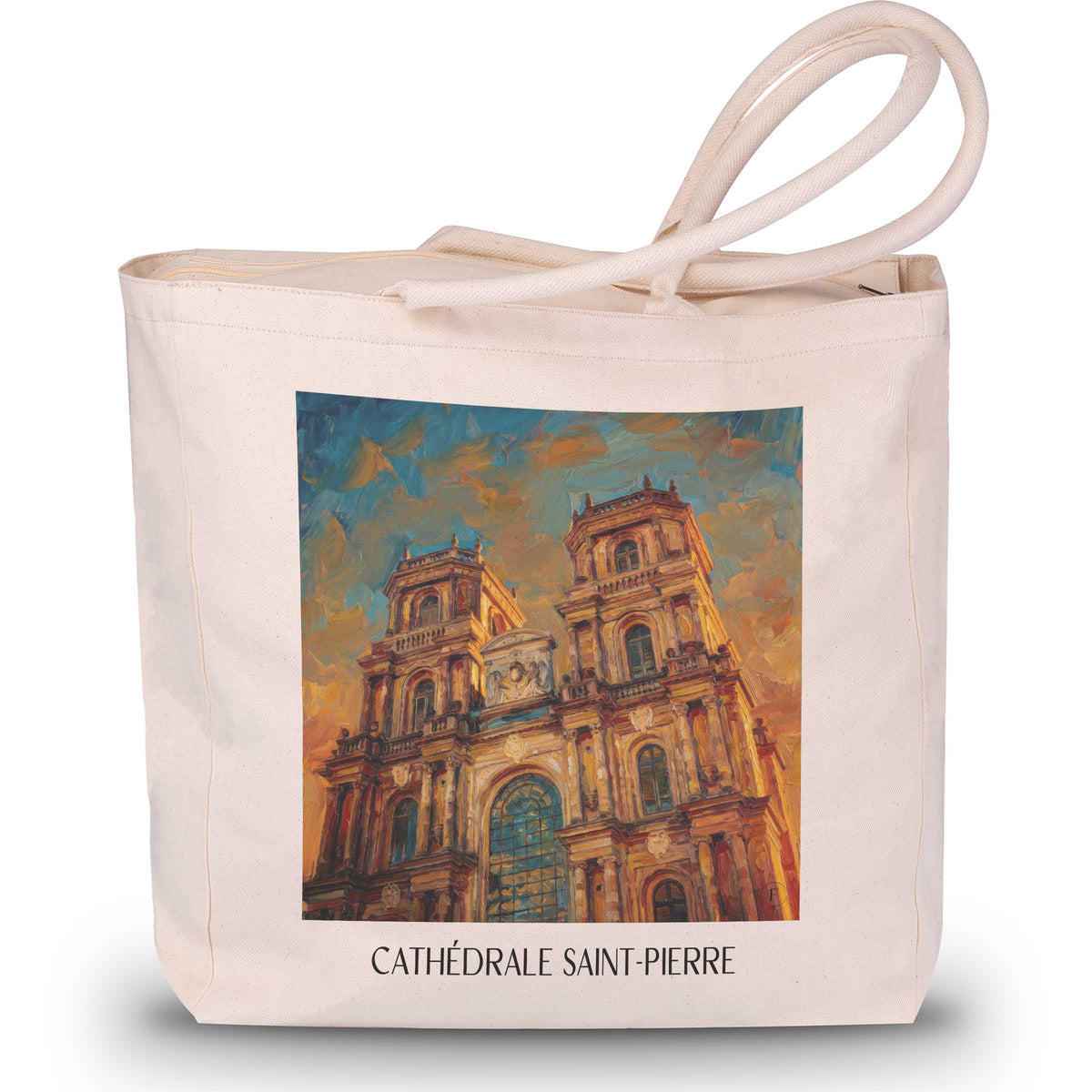 cathédrale-saint-pierre-rennes-frankreich-einkaufstasche-oil-painting-oelgemaelde