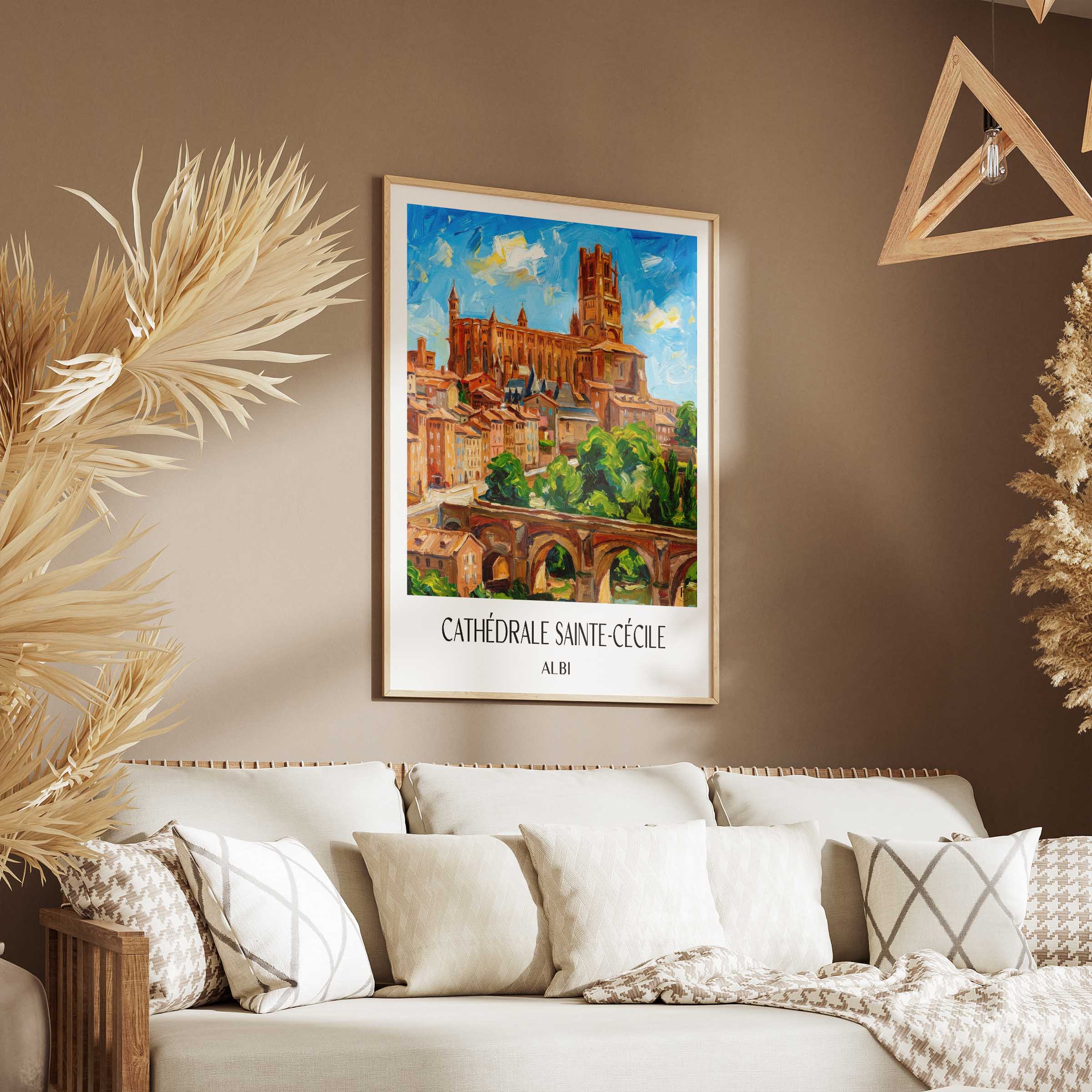 cathédrale-sainte-cécile-albi-frankreich-poster-oil-painting-oelgemaelde
