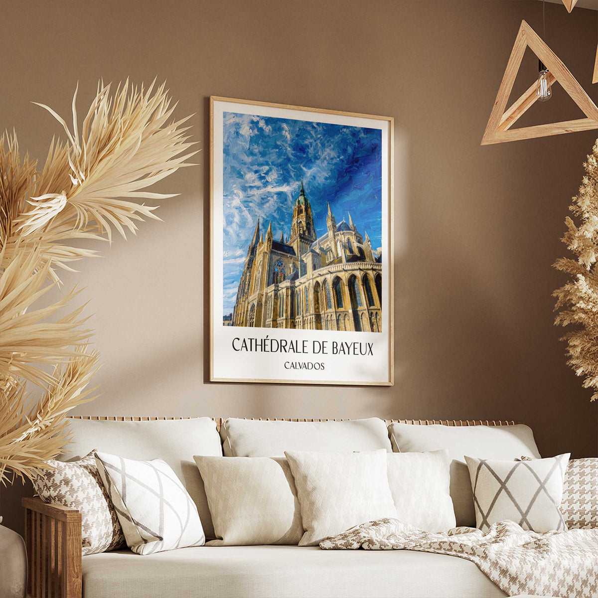 cathédrale-de-bayeux-calvados-frankreich-poster-oil-painting-oelgemaelde