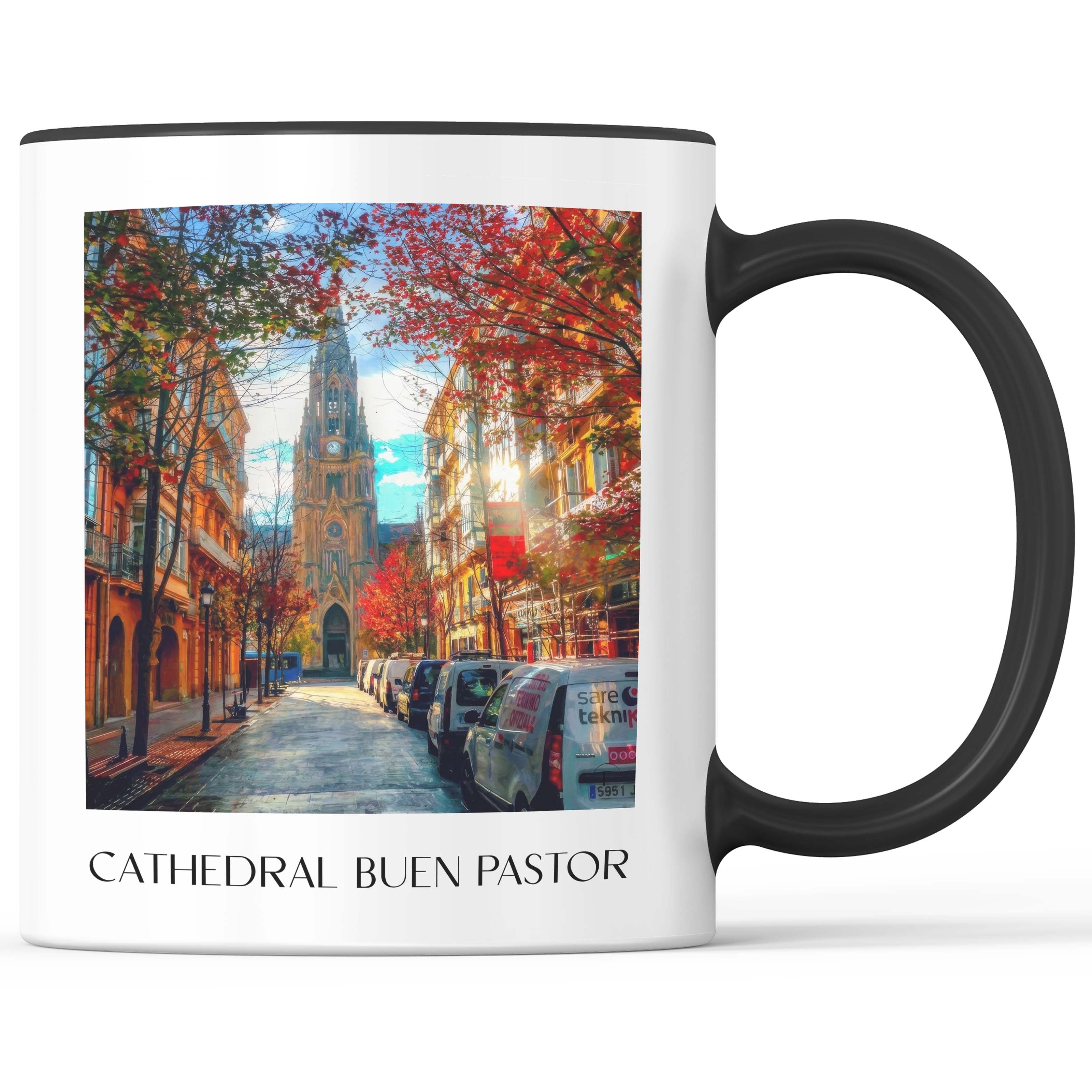 cathedral-buen-pastor-san-sebastián-spanien-kaffeebecher-oil-painting-oelgemaelde