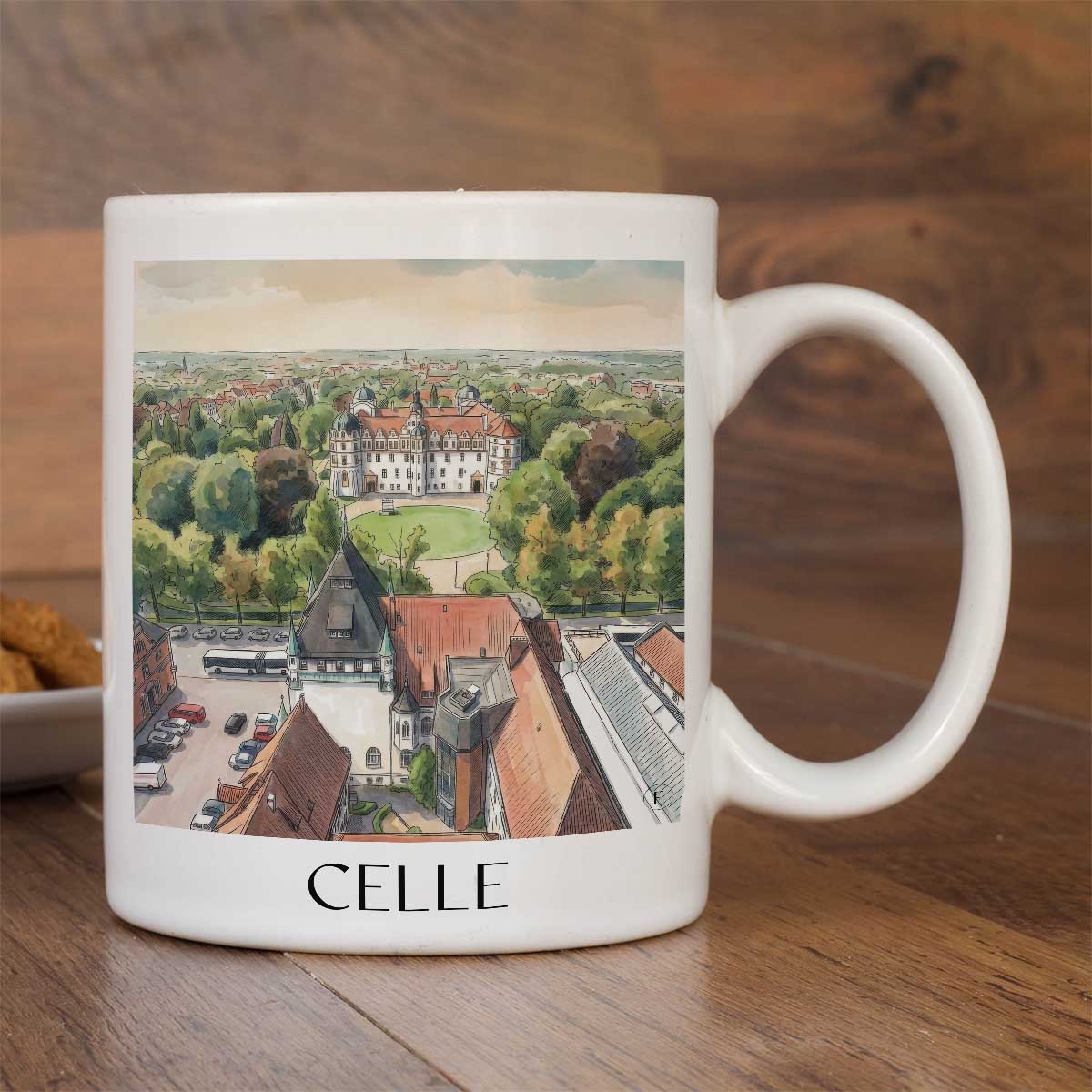 celle-niedersachsen-deutschland-kaffeebecher-aquarell