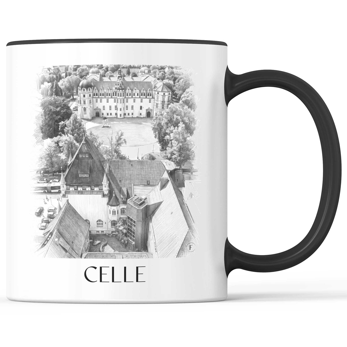 celle-niedersachsen-deutschland-kaffeebecher-bleistift-zeichnung-drawing