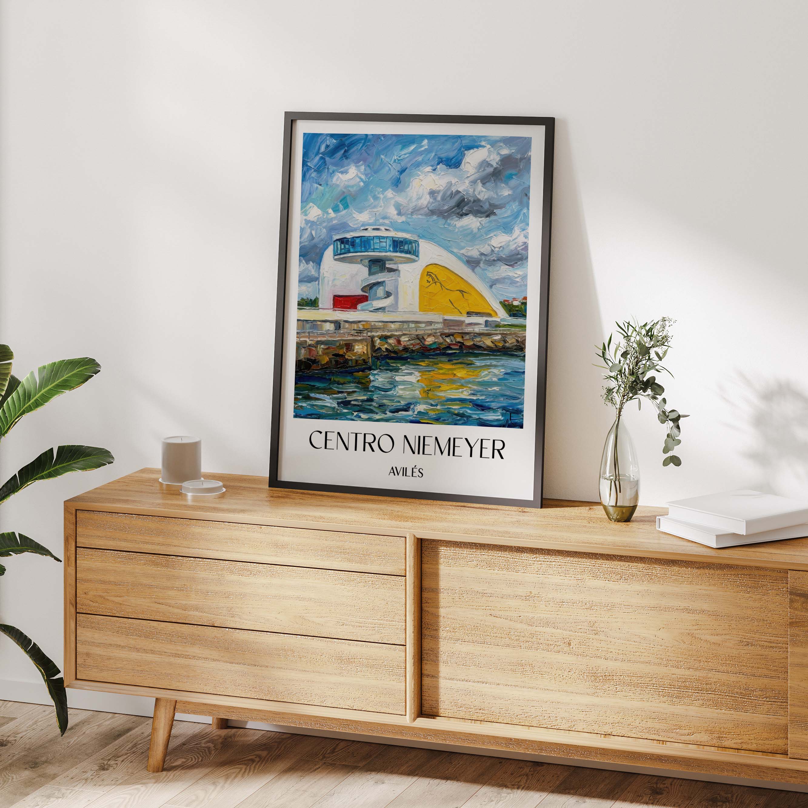 centro-niemeyer-avilés-spanien-poster-oil-painting-oelgemaelde