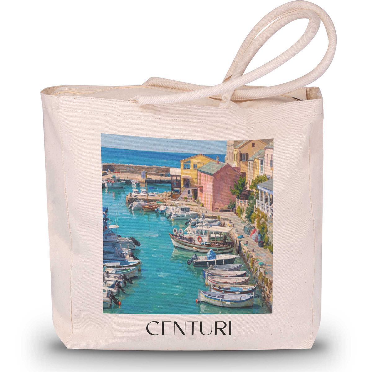 centuri-cap-corse-frankreich-einkaufstasche-oil-painting-oelgemaelde
