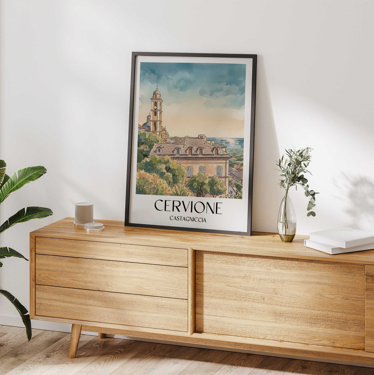 cervione-castagniccia-frankreich-poster-aquarell