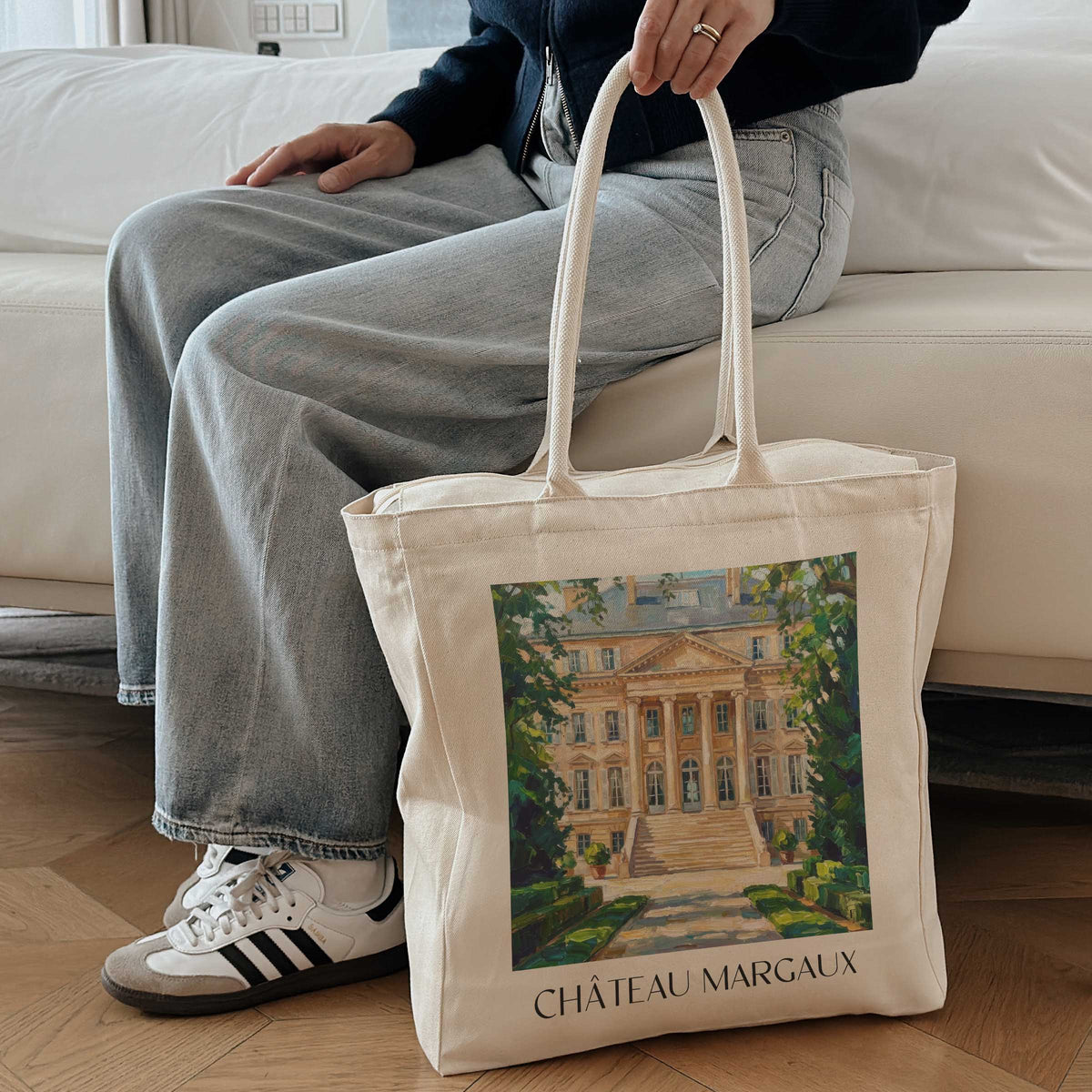 château-margaux-médoc-frankreich-einkaufstasche-oil-painting-oelgemaelde