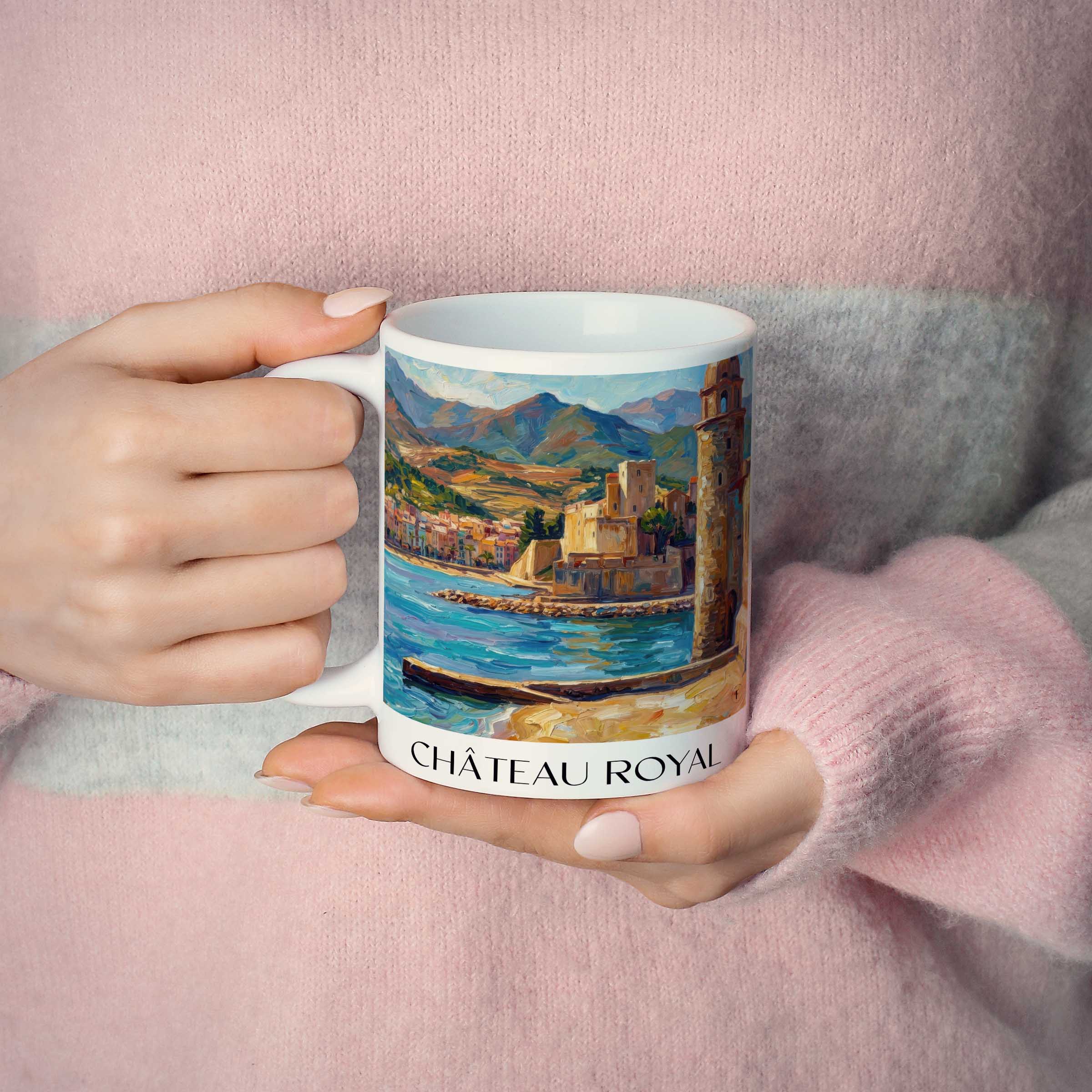 château-royal-collioure-frankreich-kaffeebecher-oil-painting-oelgemaelde