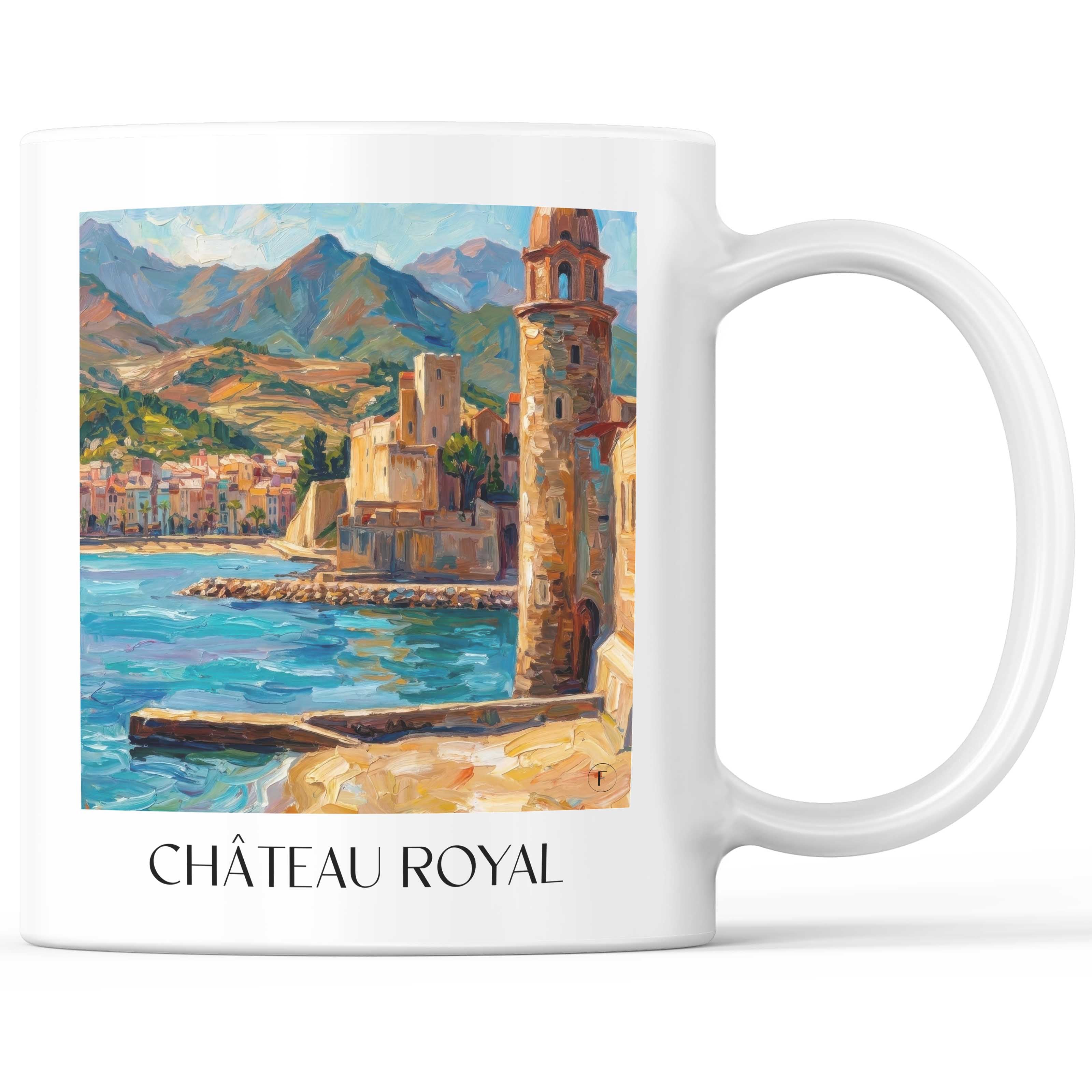 château-royal-collioure-frankreich-kaffeebecher-oil-painting-oelgemaelde