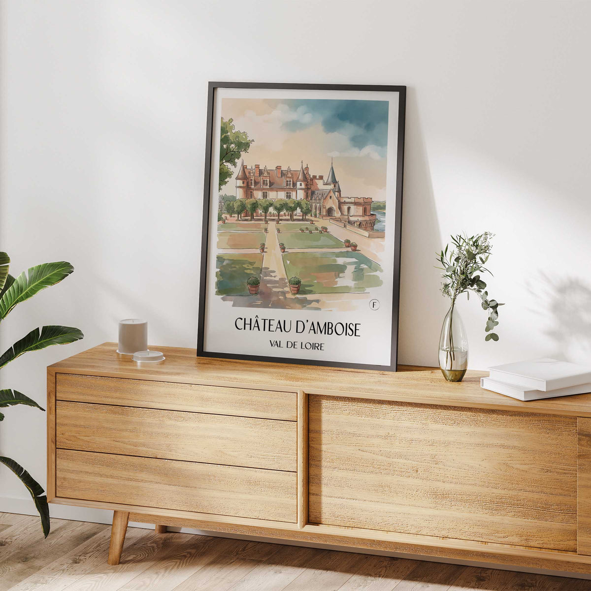 château-d'amboise-val-de-loire-frankreich-poster-aquarell