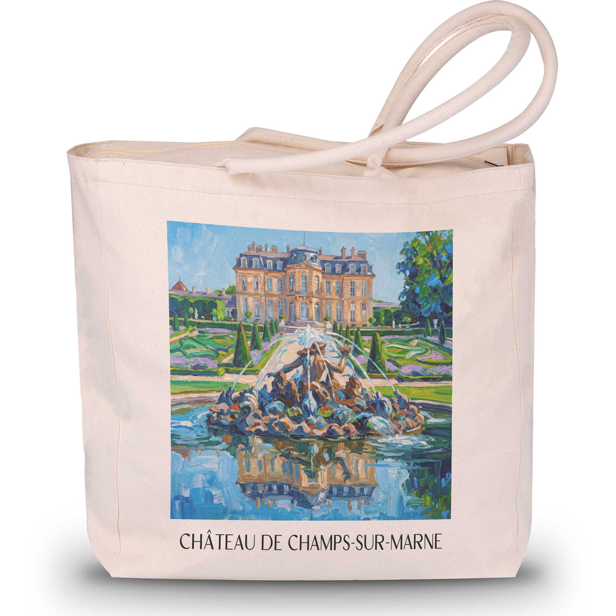 château-de-champs-sur-marne-seine-et-marne-frankreich-einkaufstasche-oil-painting-oelgemaelde