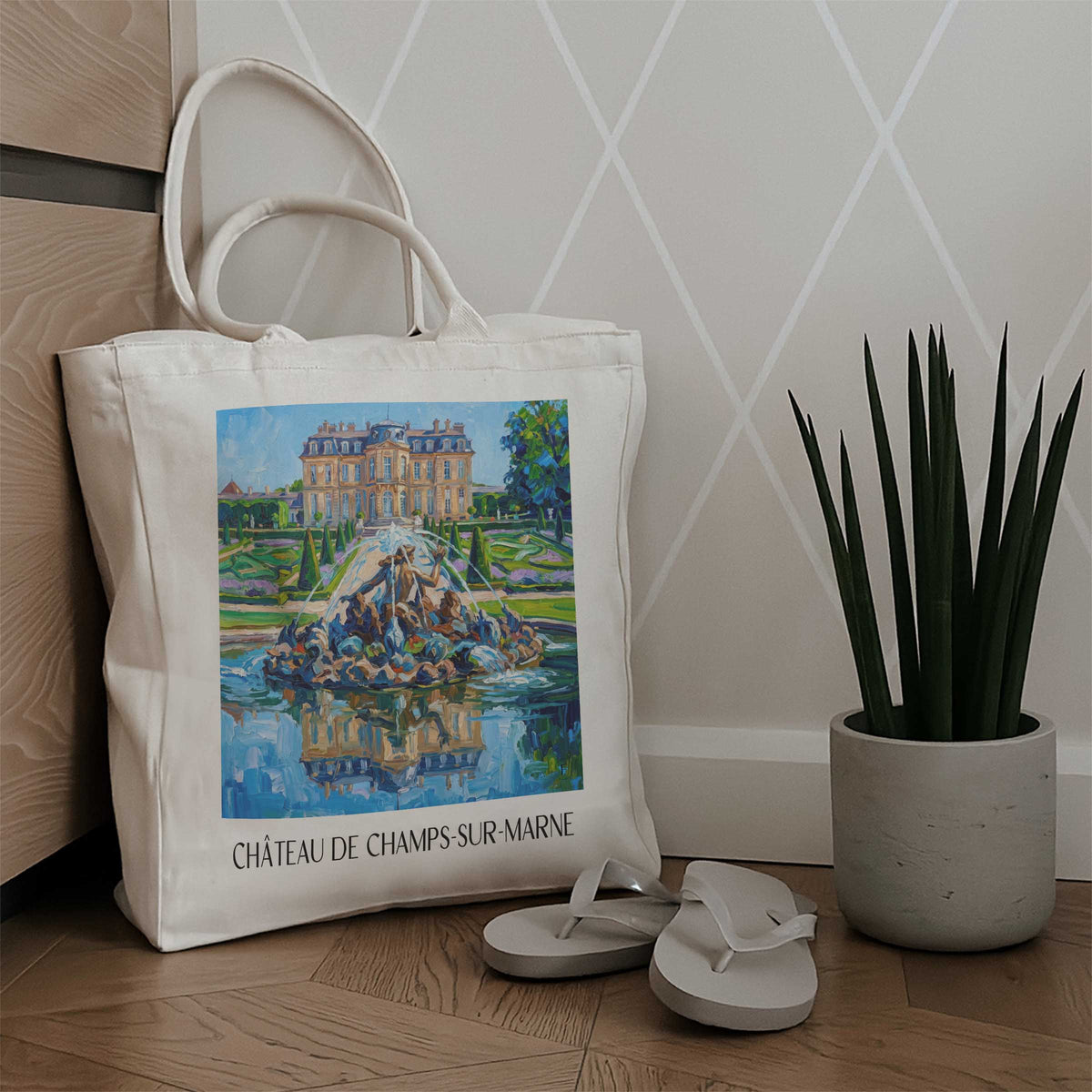 château-de-champs-sur-marne-seine-et-marne-frankreich-einkaufstasche-oil-painting-oelgemaelde