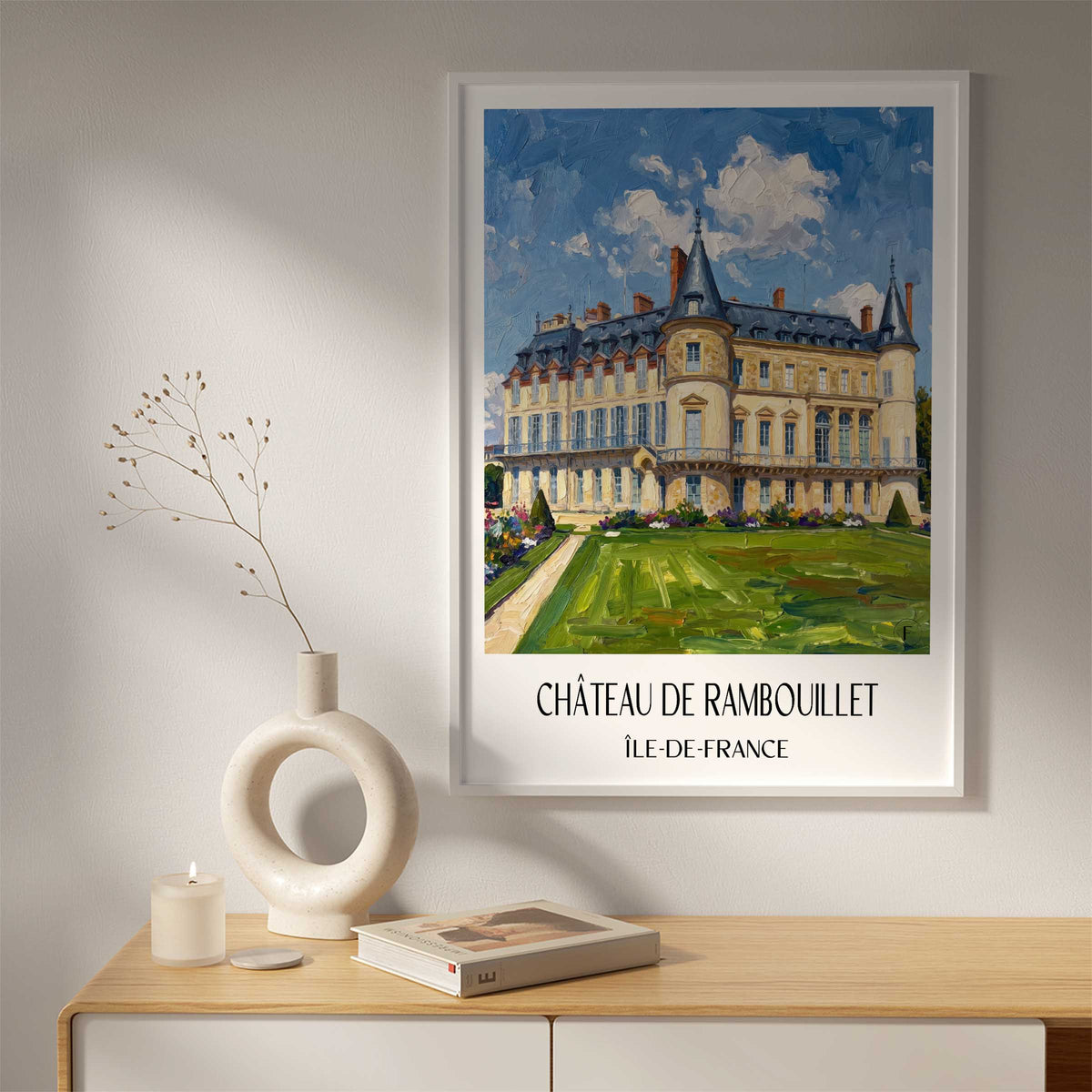 château-de-rambouillet-île-de-france-frankreich-poster-oil-painting-oelgemaelde