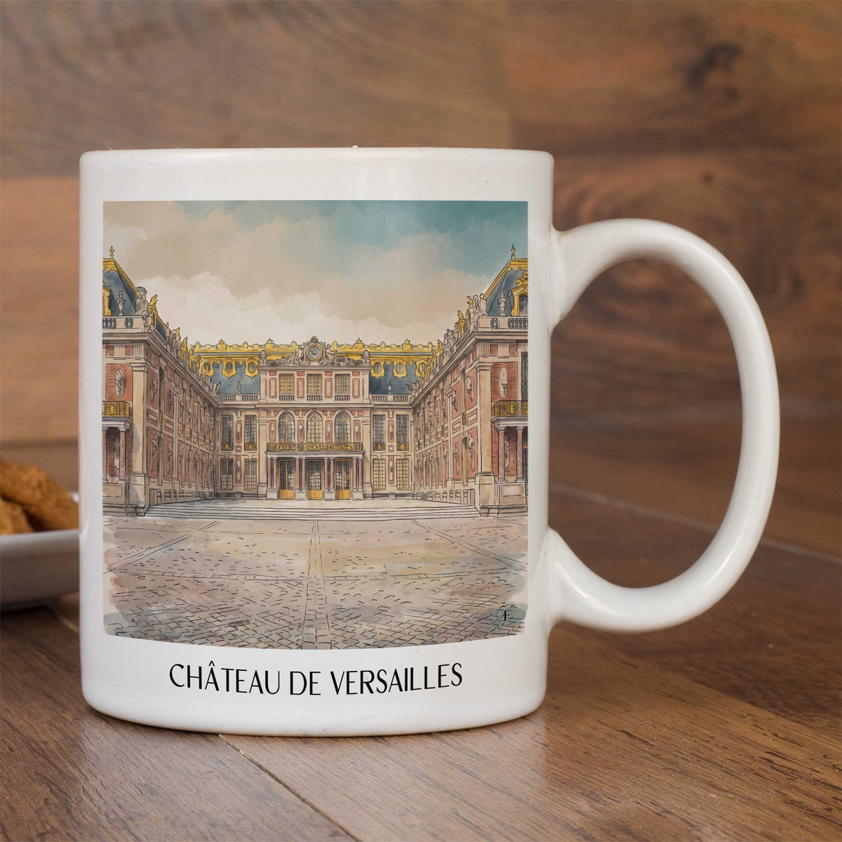 château-de-versailles-yvelines-frankreich-kaffeebecher-aquarell