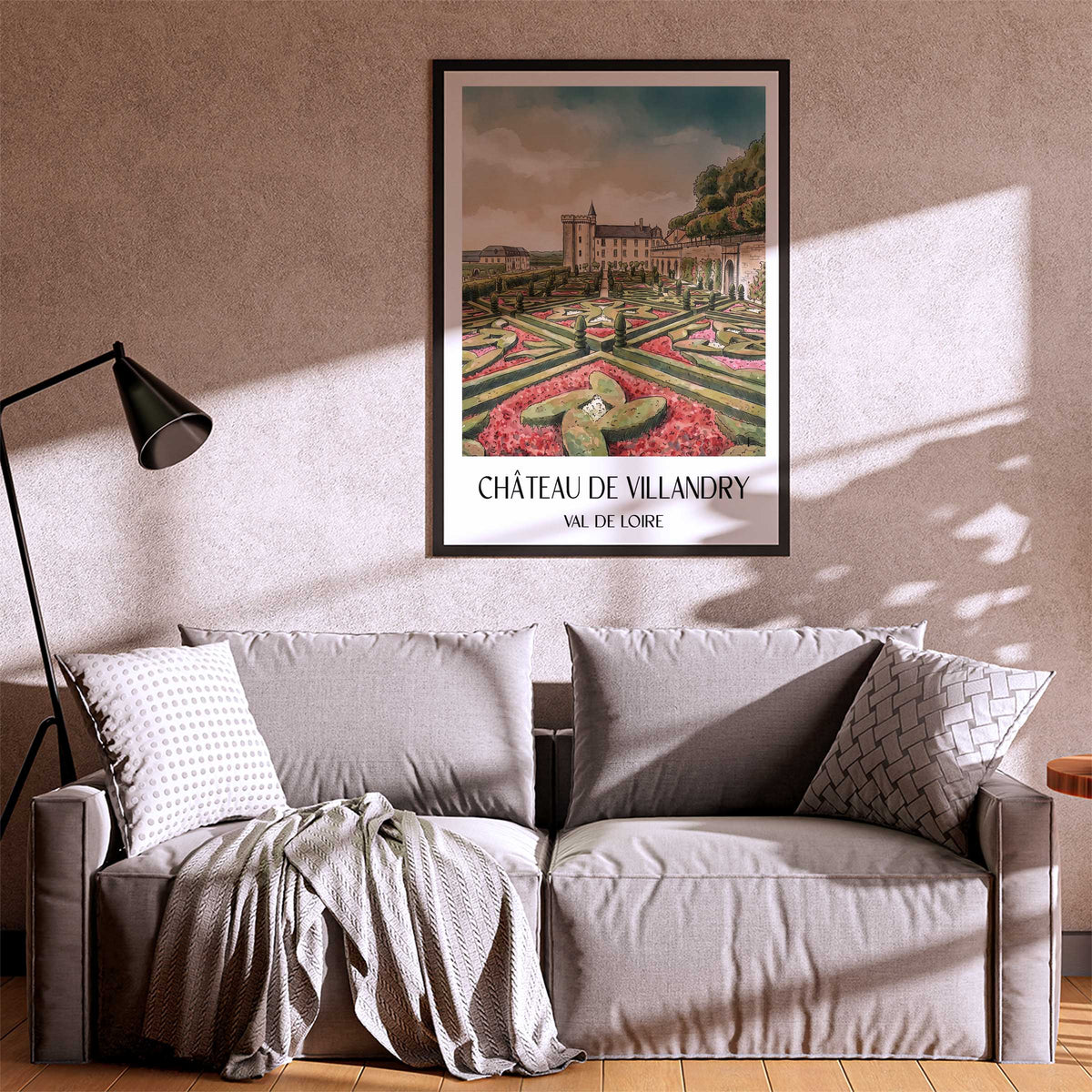 château-de-villandry-val-de-loire-frankreich-poster-aquarell
